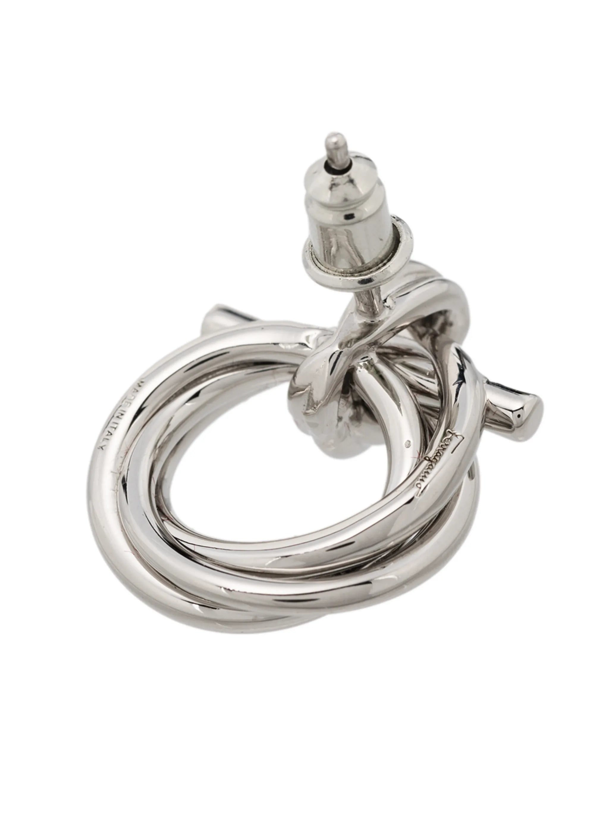Gancini stud earrings