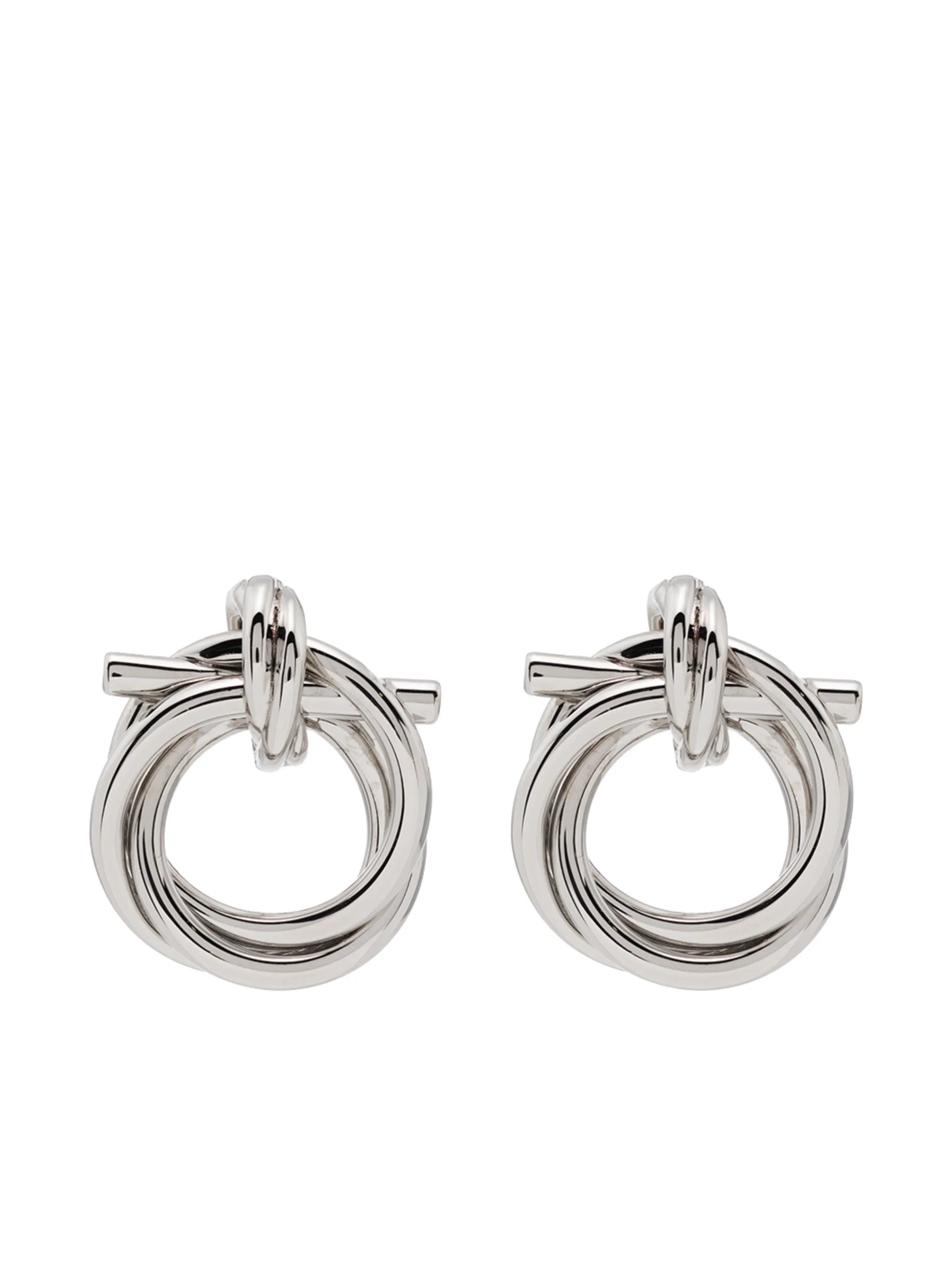 Gancini stud earrings
