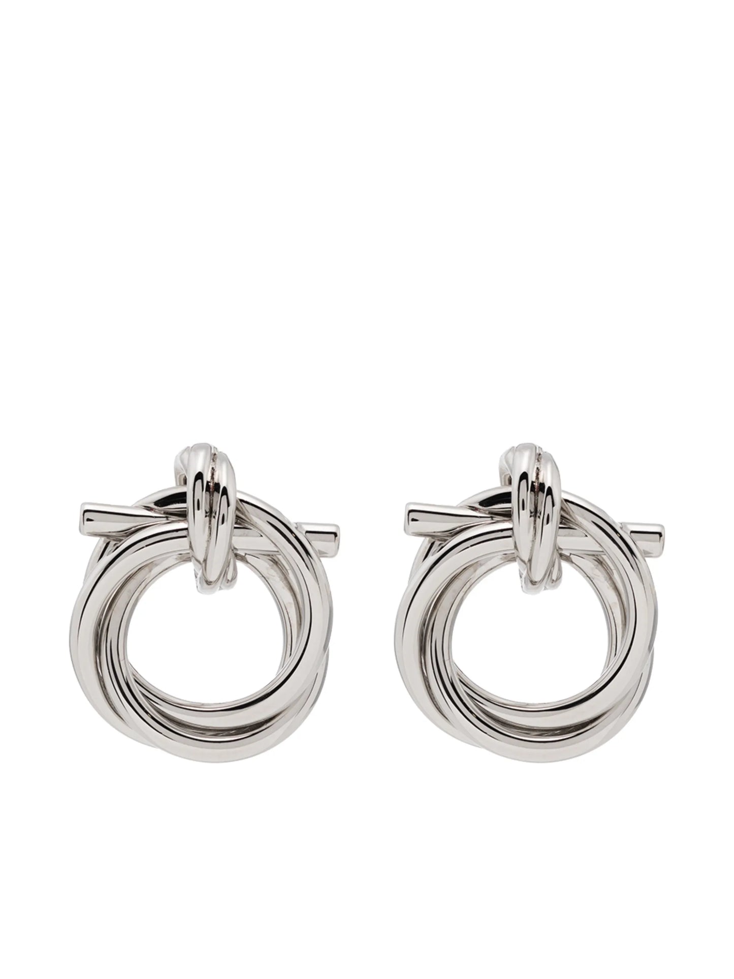 Gancini stud earrings