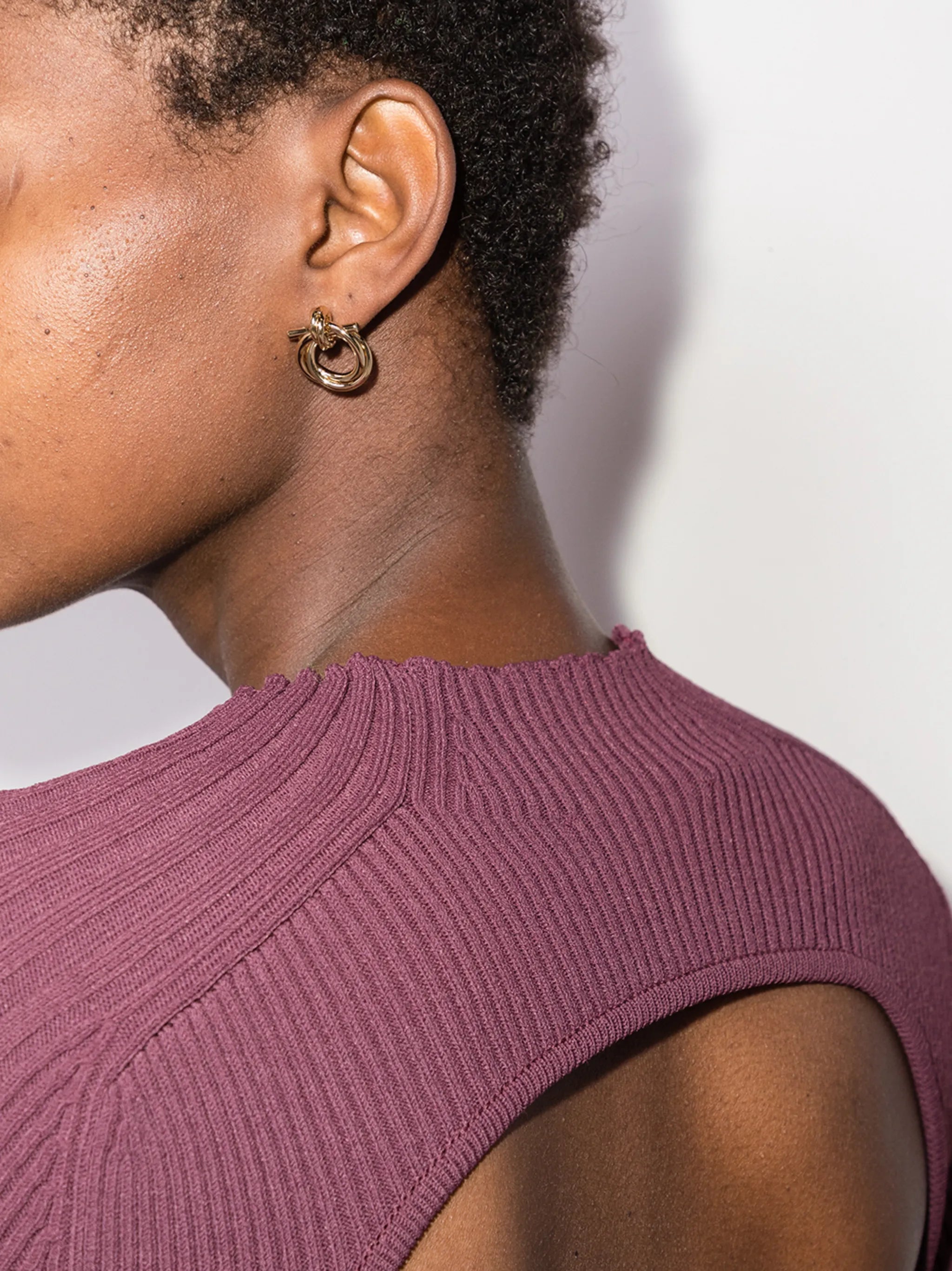 twisted Gancini earrings