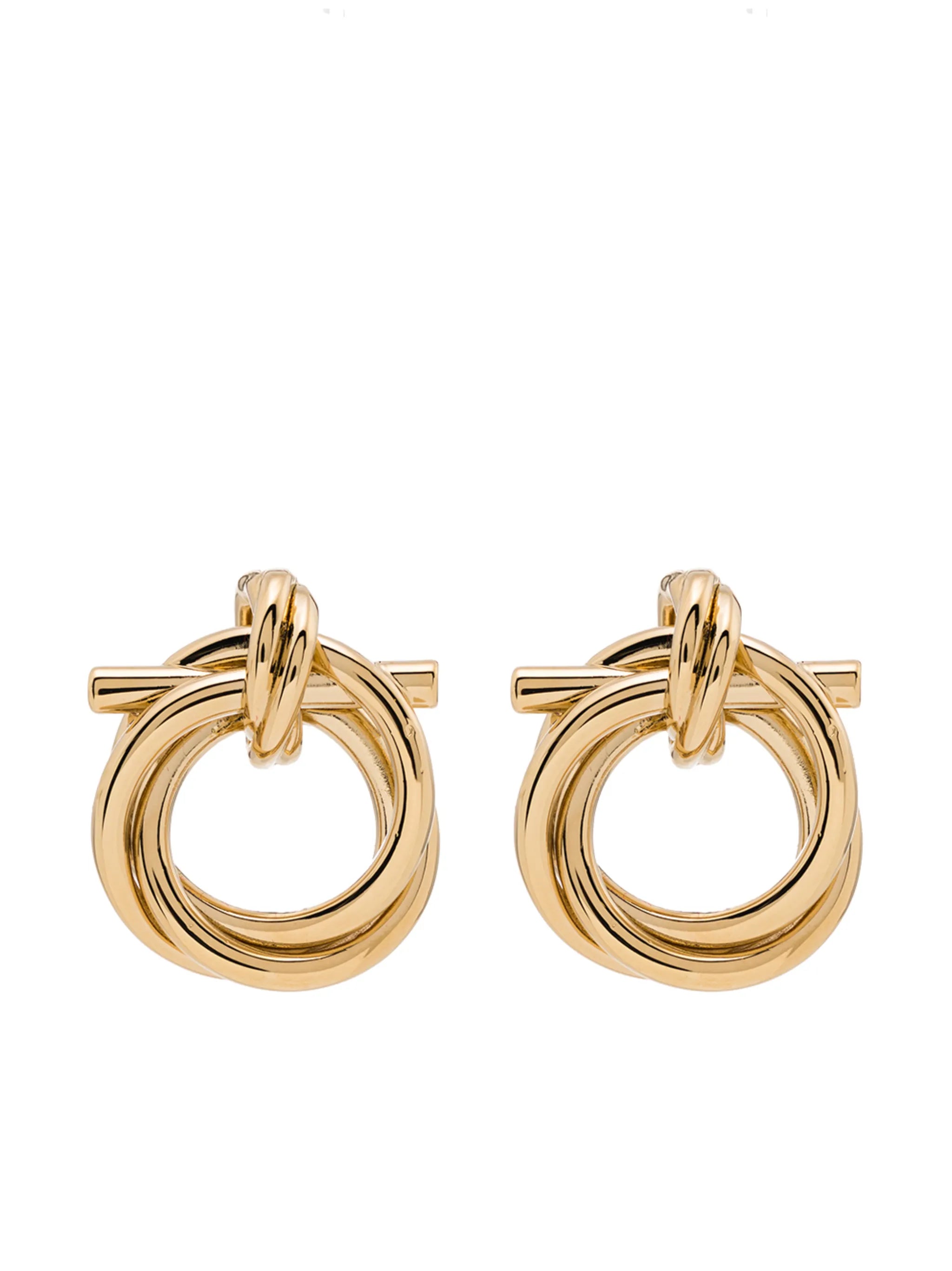 twisted Gancini earrings