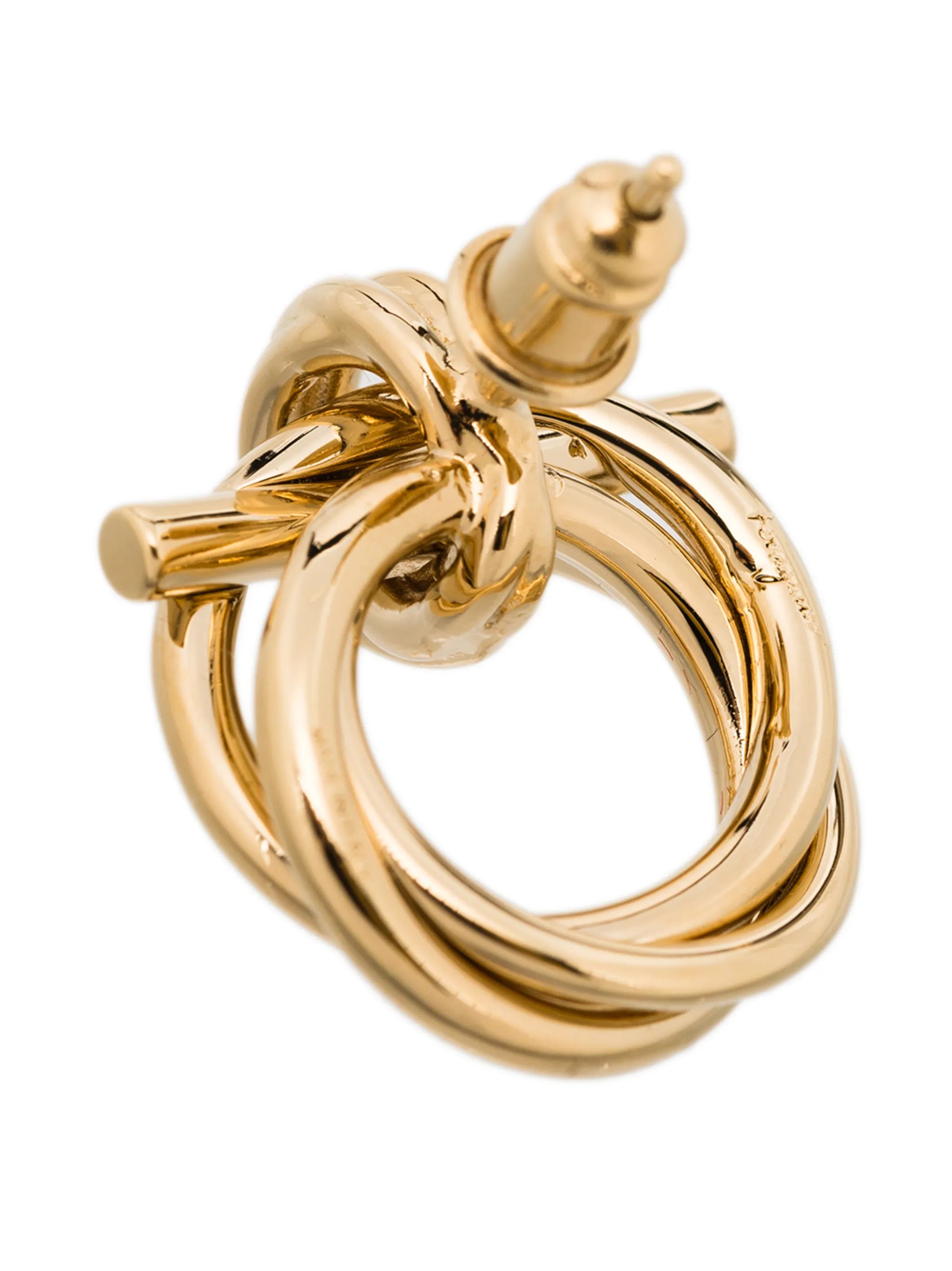 Gancini stud earrings