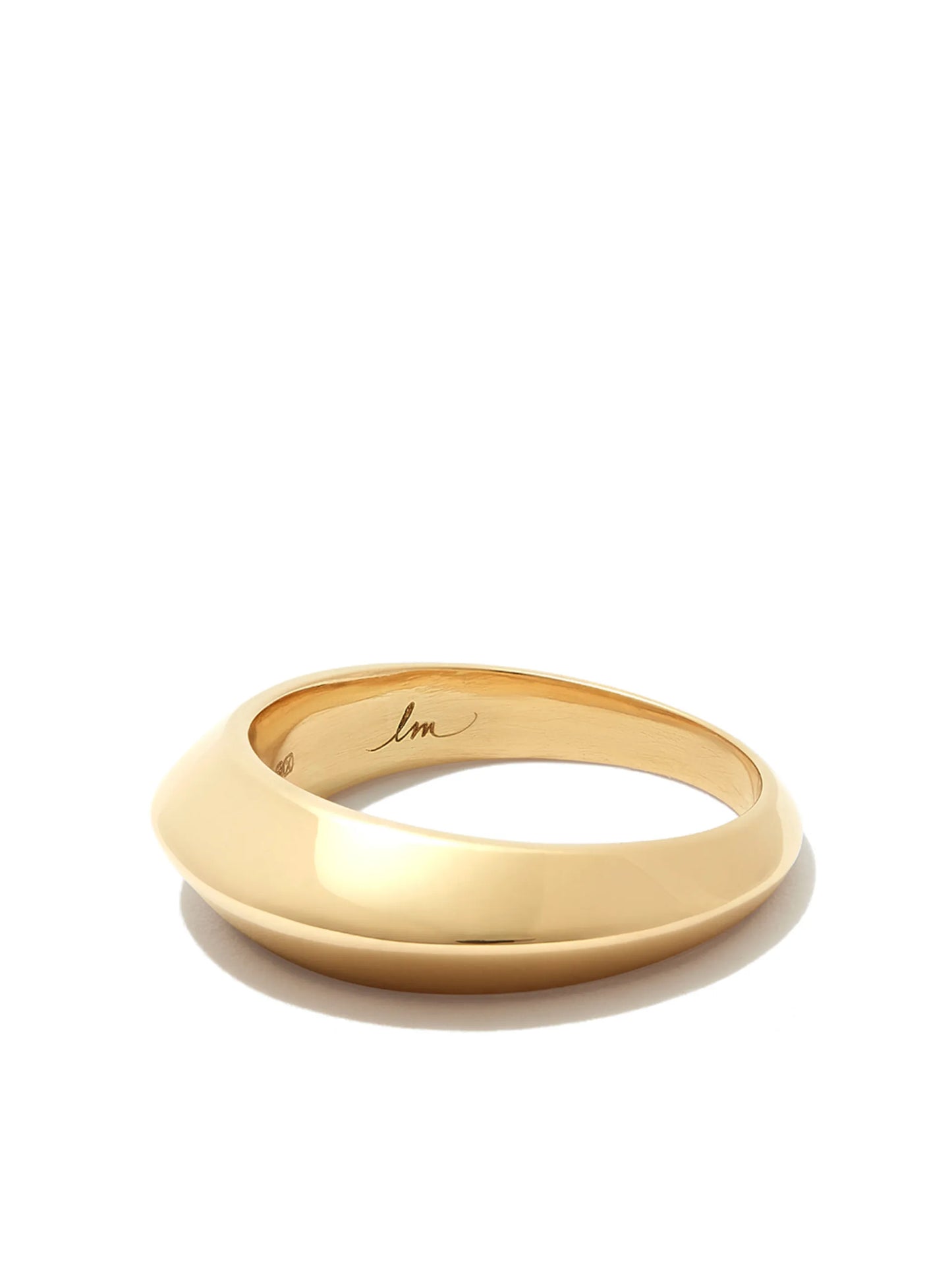 18kt yellow gold ring