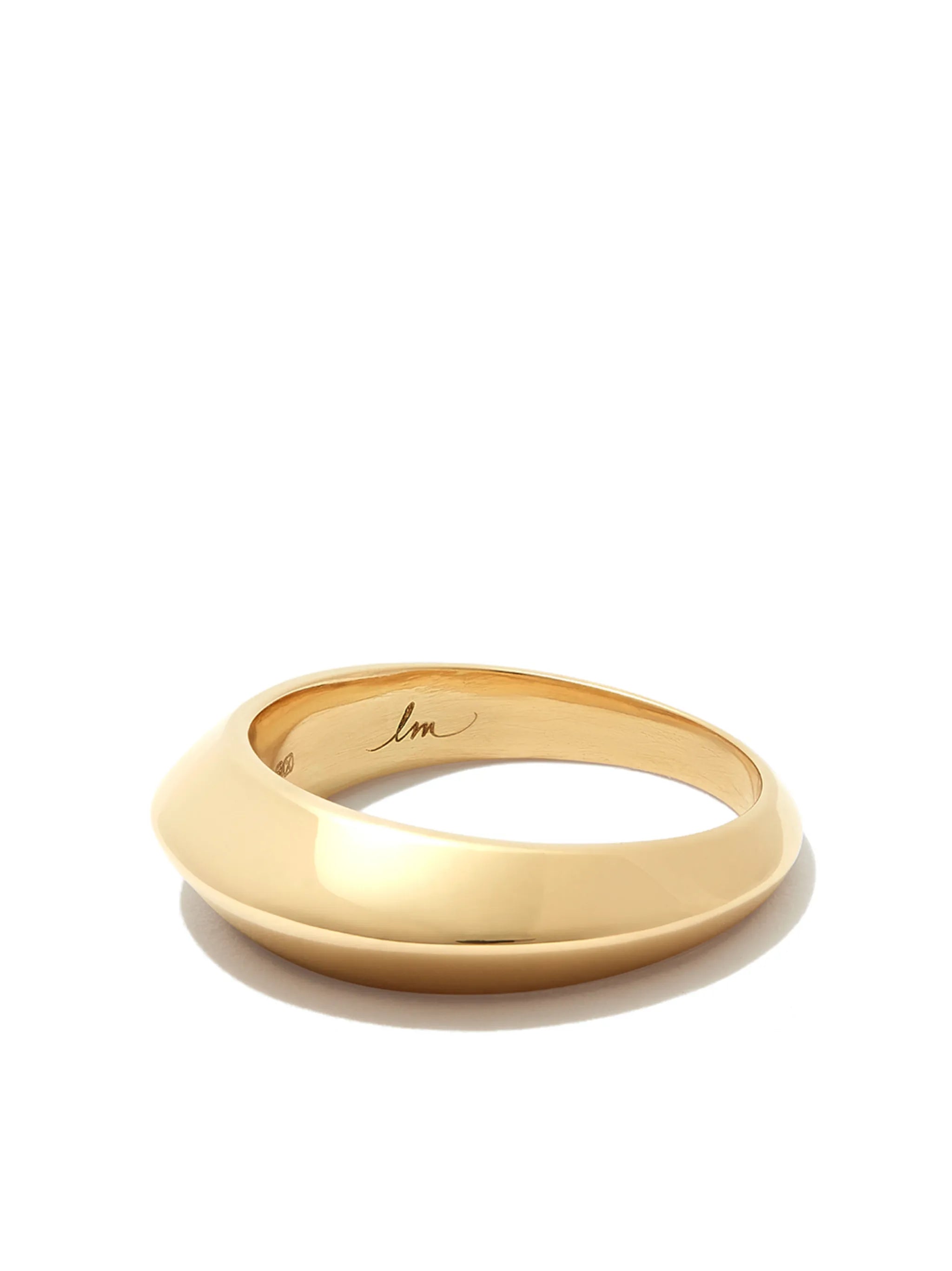 18kt yellow gold ring