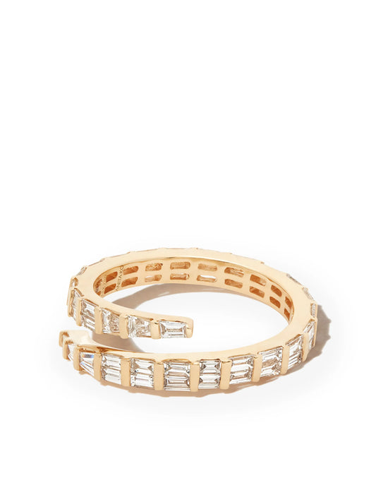 18kt yellow gold diamond ring