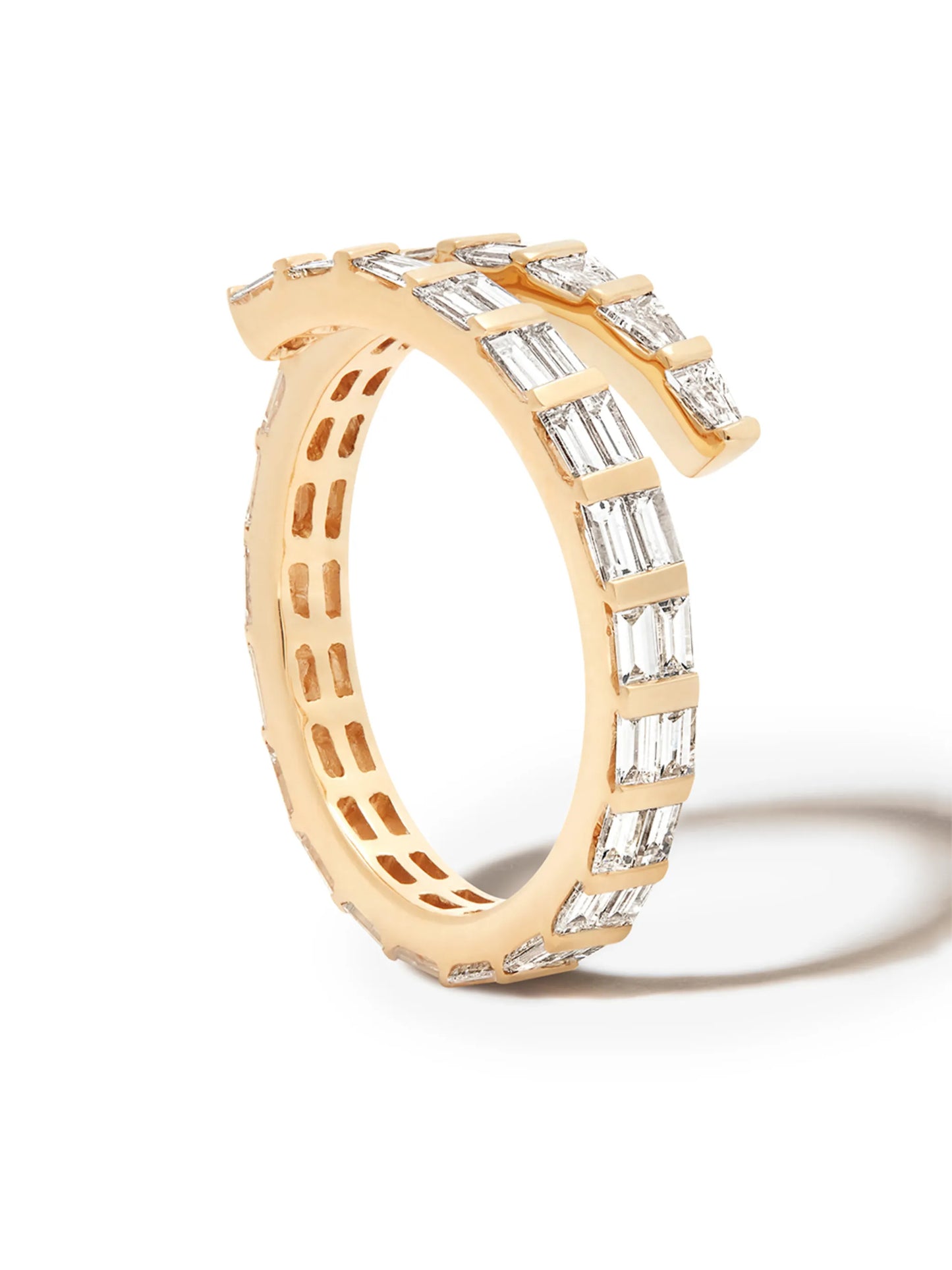 18kt yellow gold diamond ring