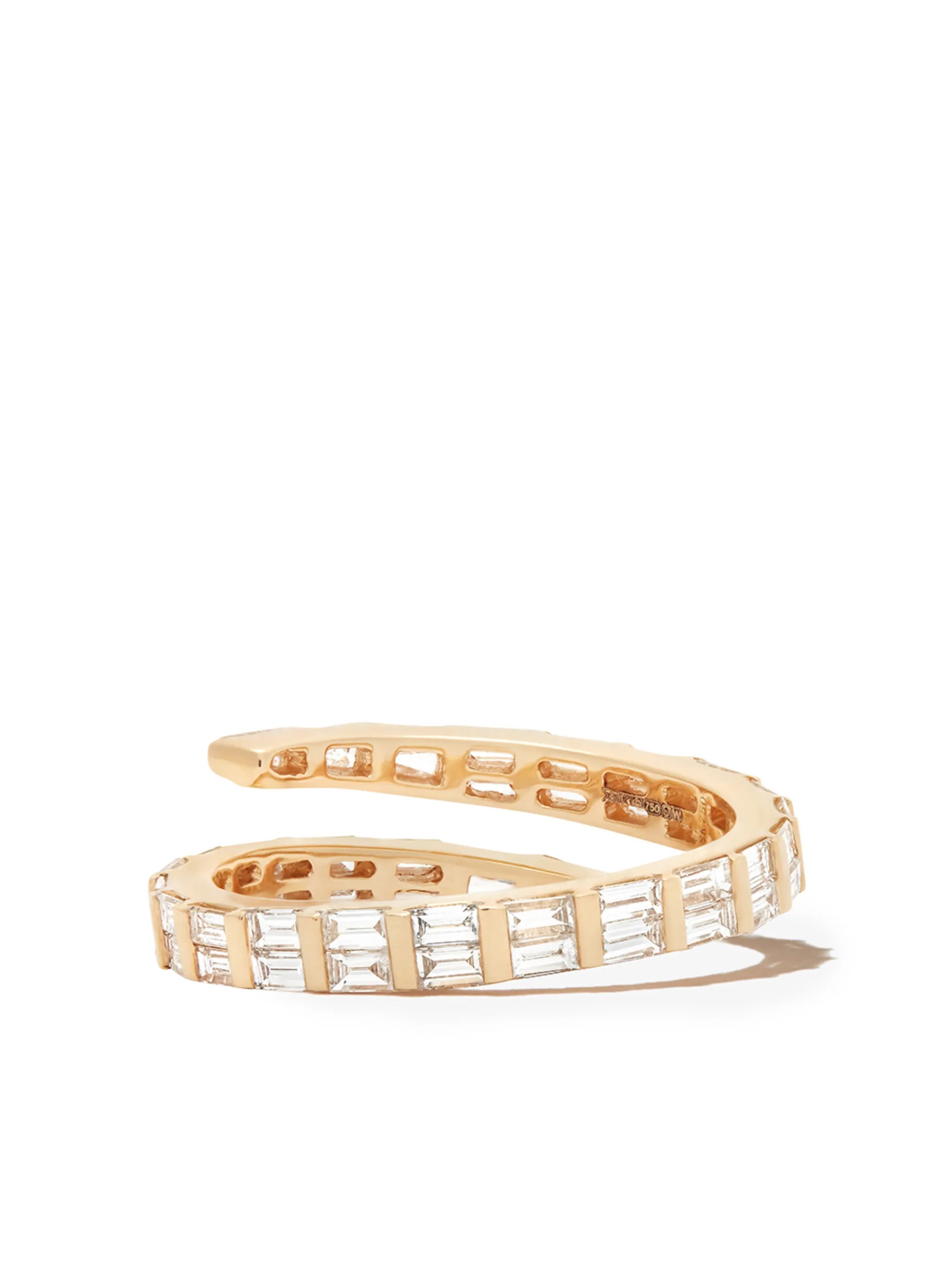 18kt yellow gold diamond ring