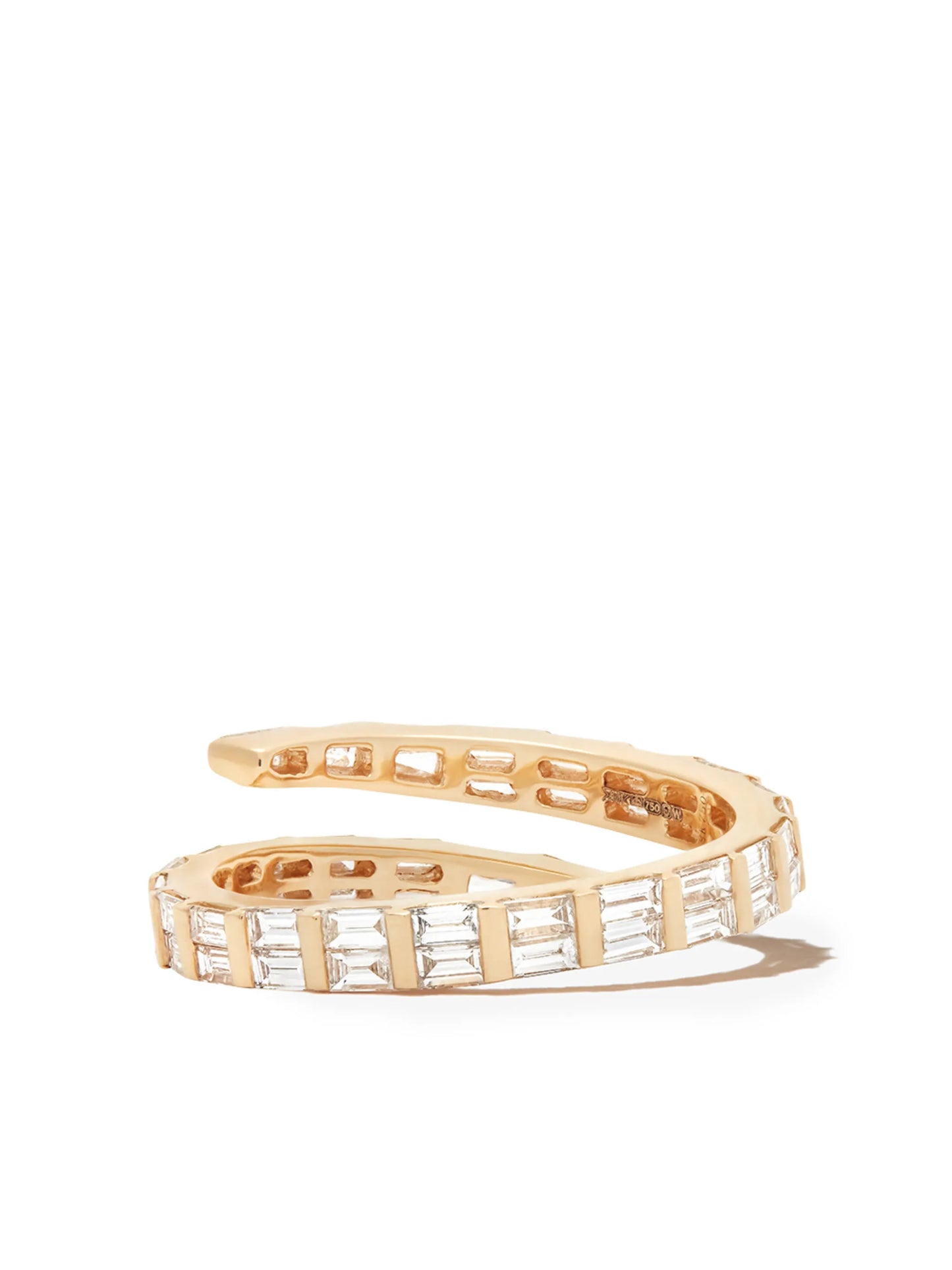 18kt yellow gold diamond ring