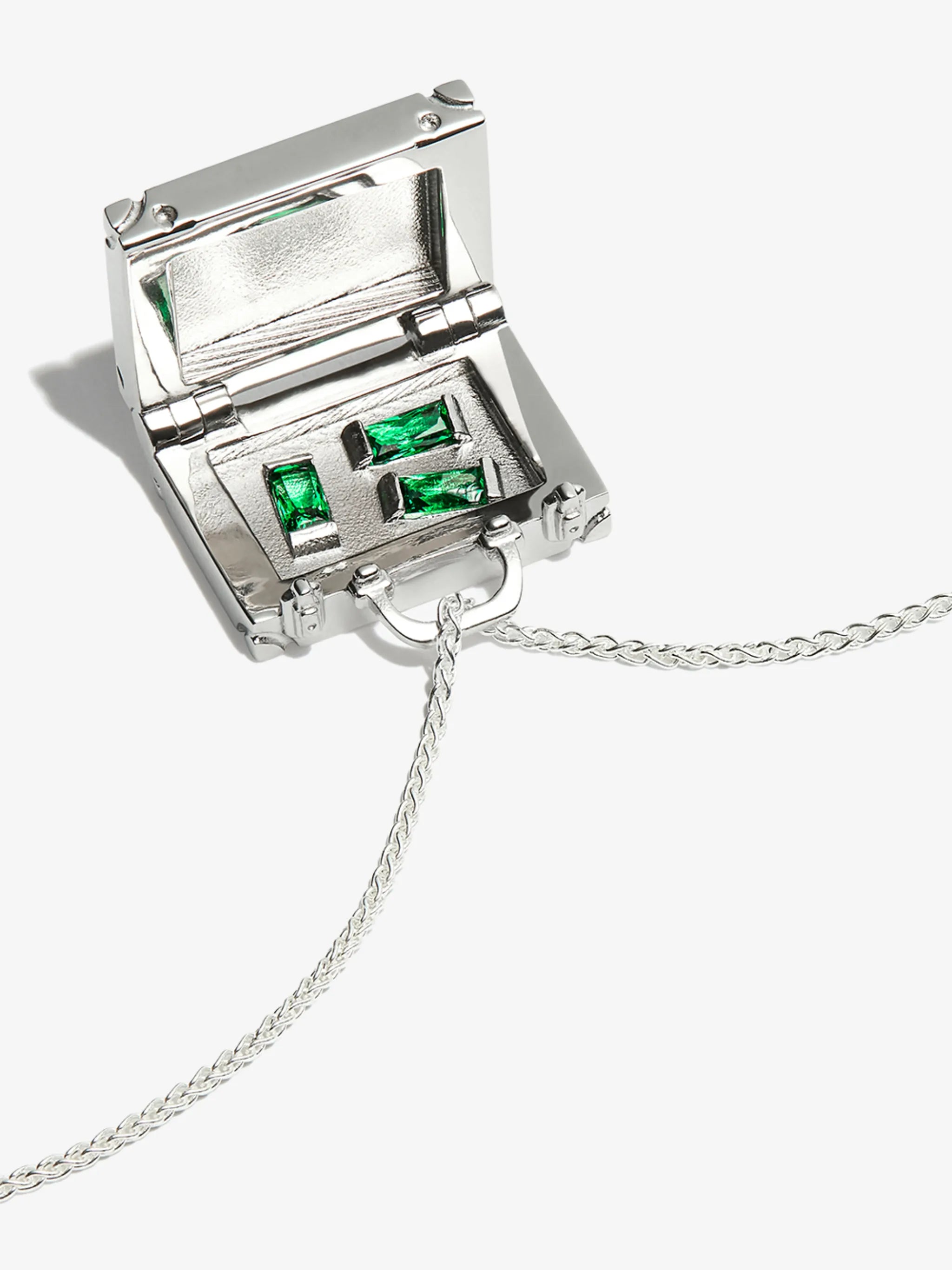 suitcase pendant necklace