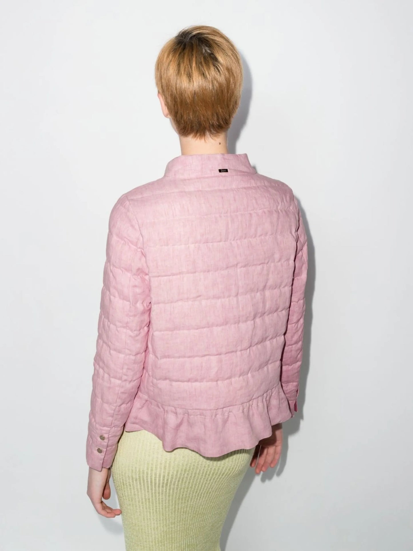 linen padded jacket