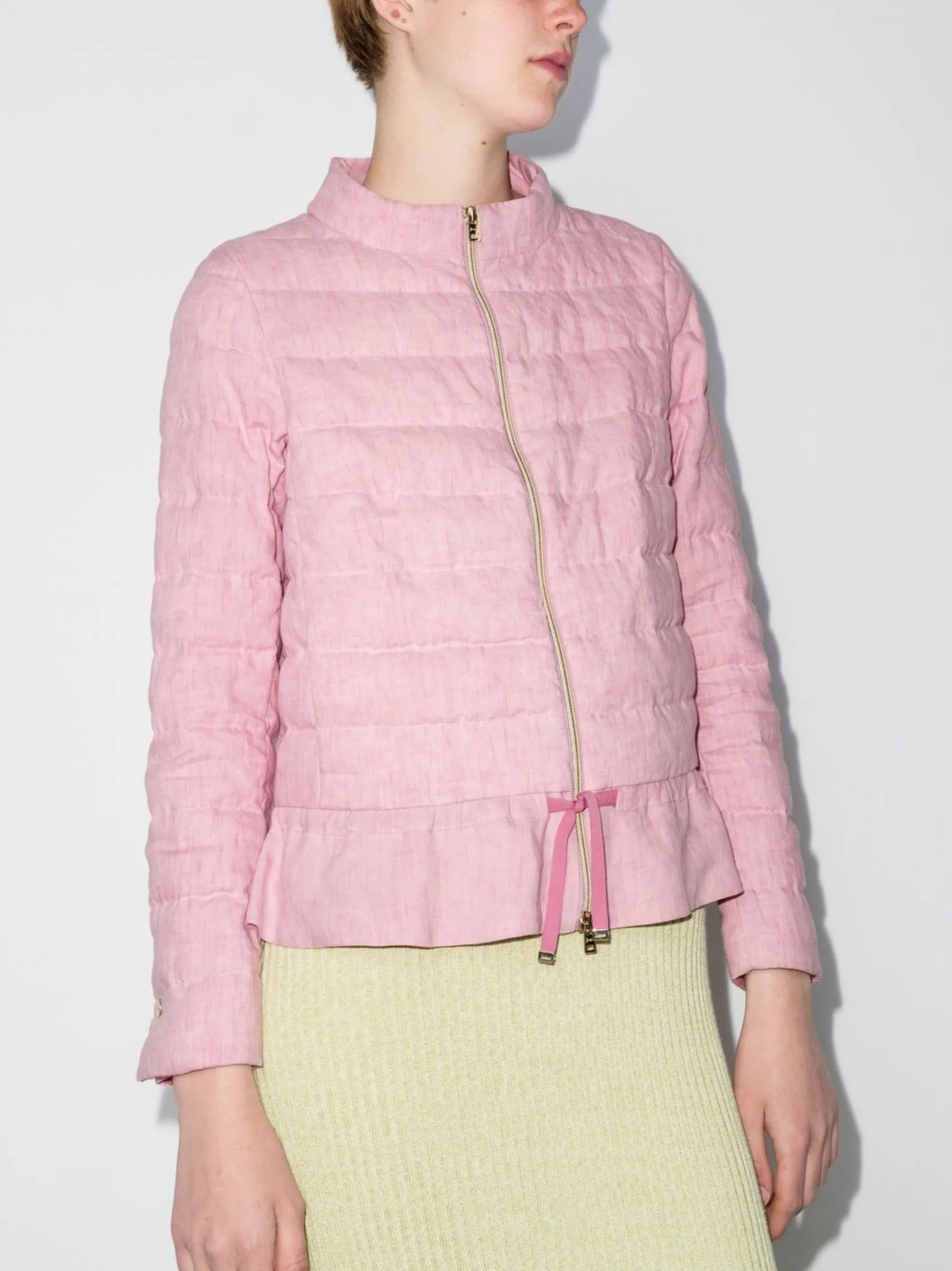 linen padded jacket