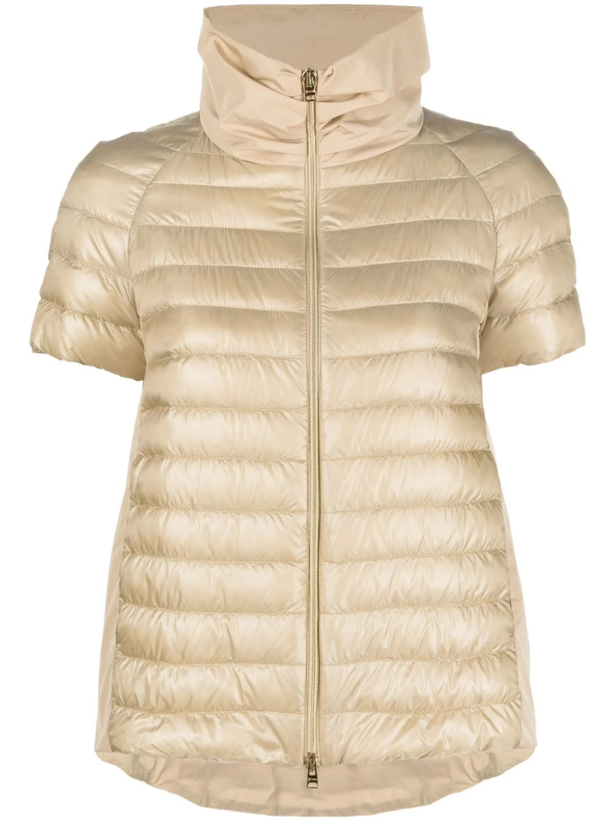 Ultralight short-sleeve puffer jacket