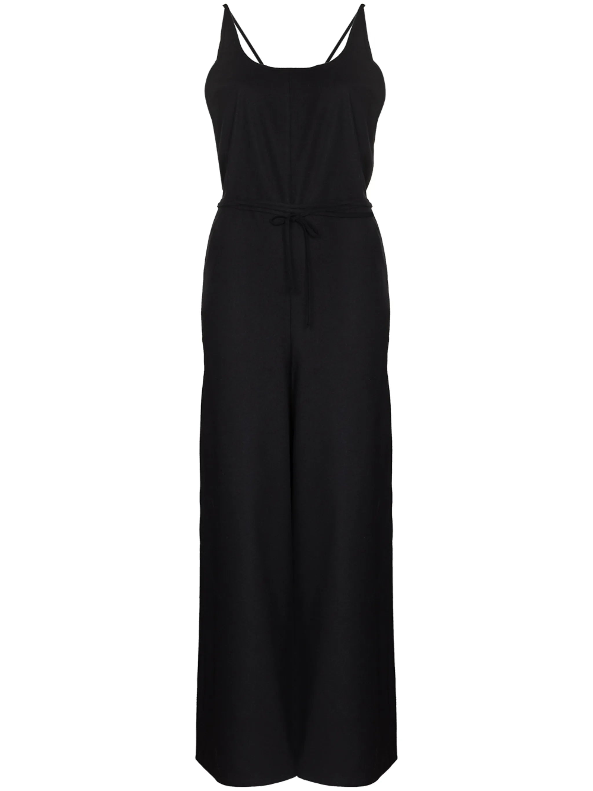 Oty wide-leg silk jumpsuit