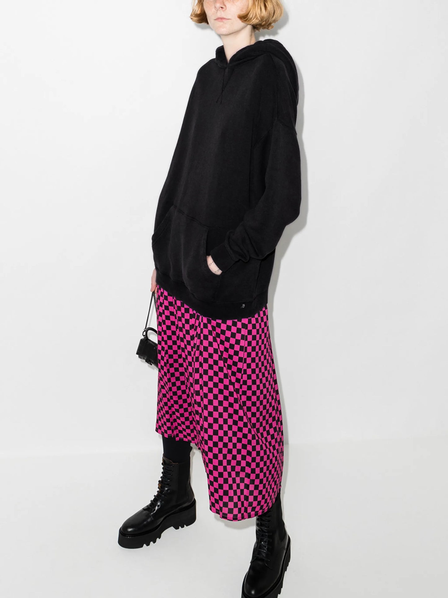 drawstring oversized hoodie