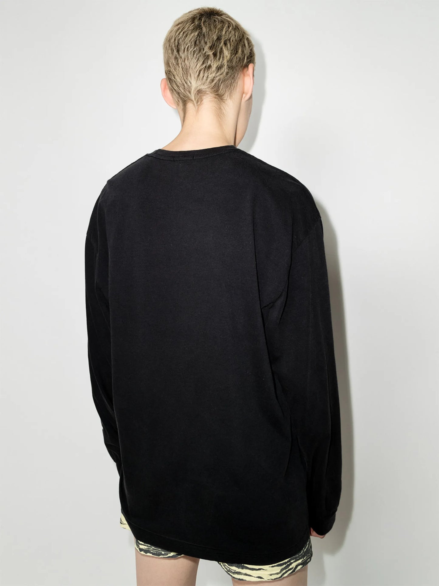 slogan-print cotton sweatshirt