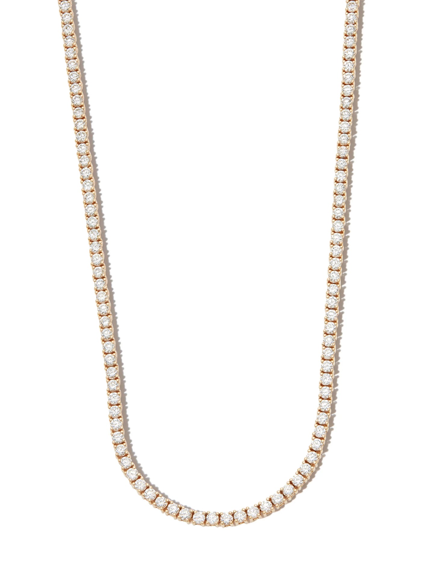 18kt yellow gold diamond necklace