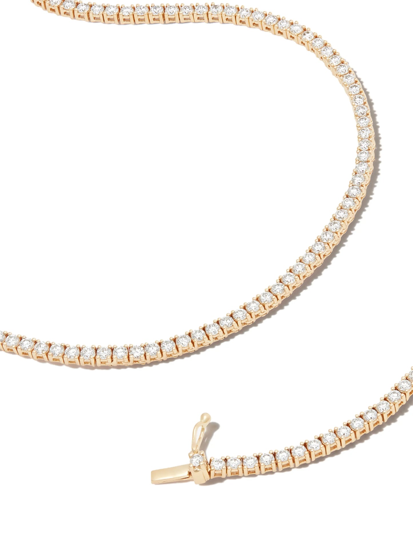 18kt yellow gold diamond necklace