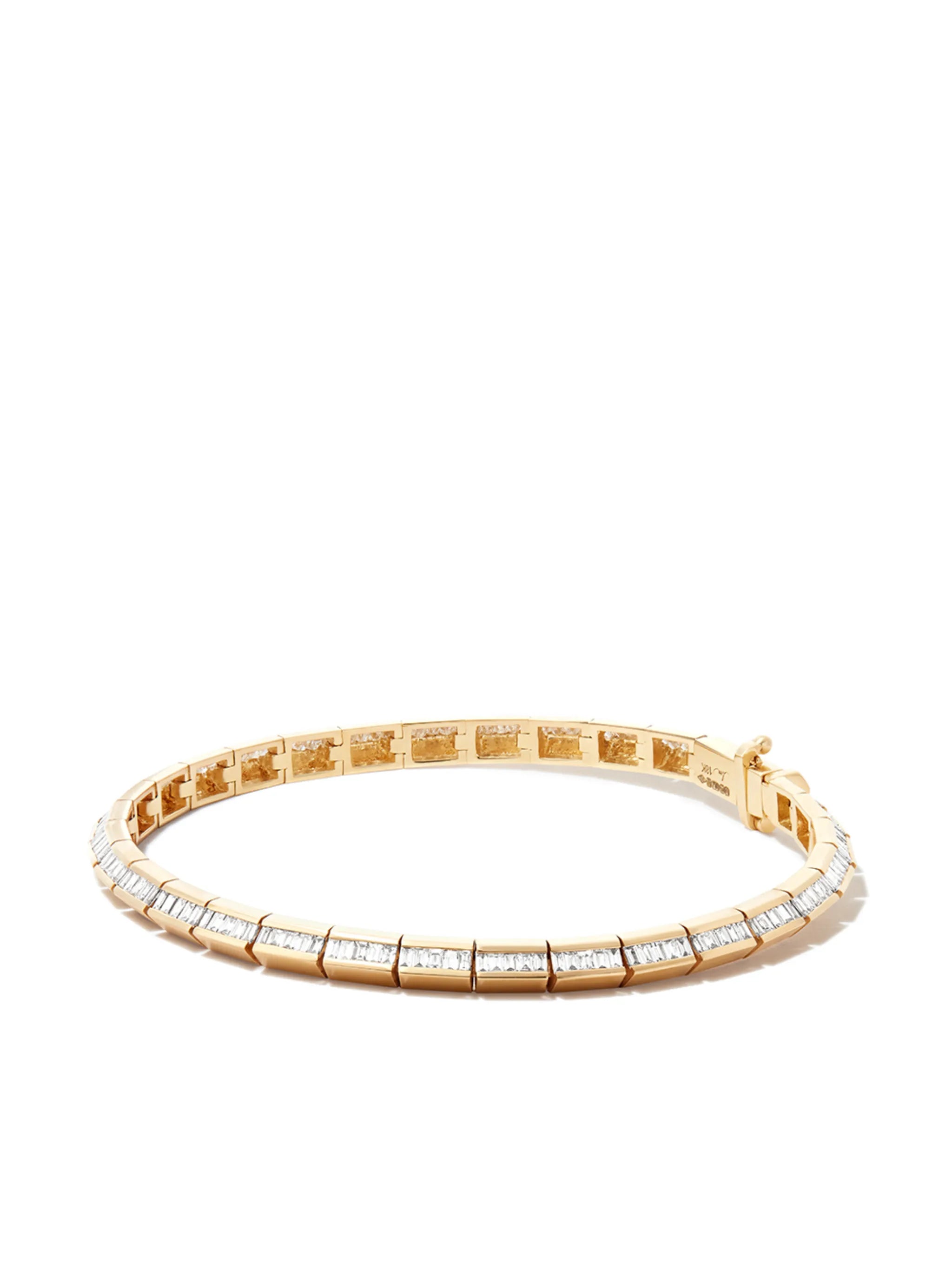 18kt yellow gold diamond bracelet