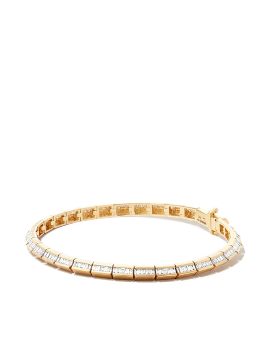 18kt yellow gold diamond bracelet