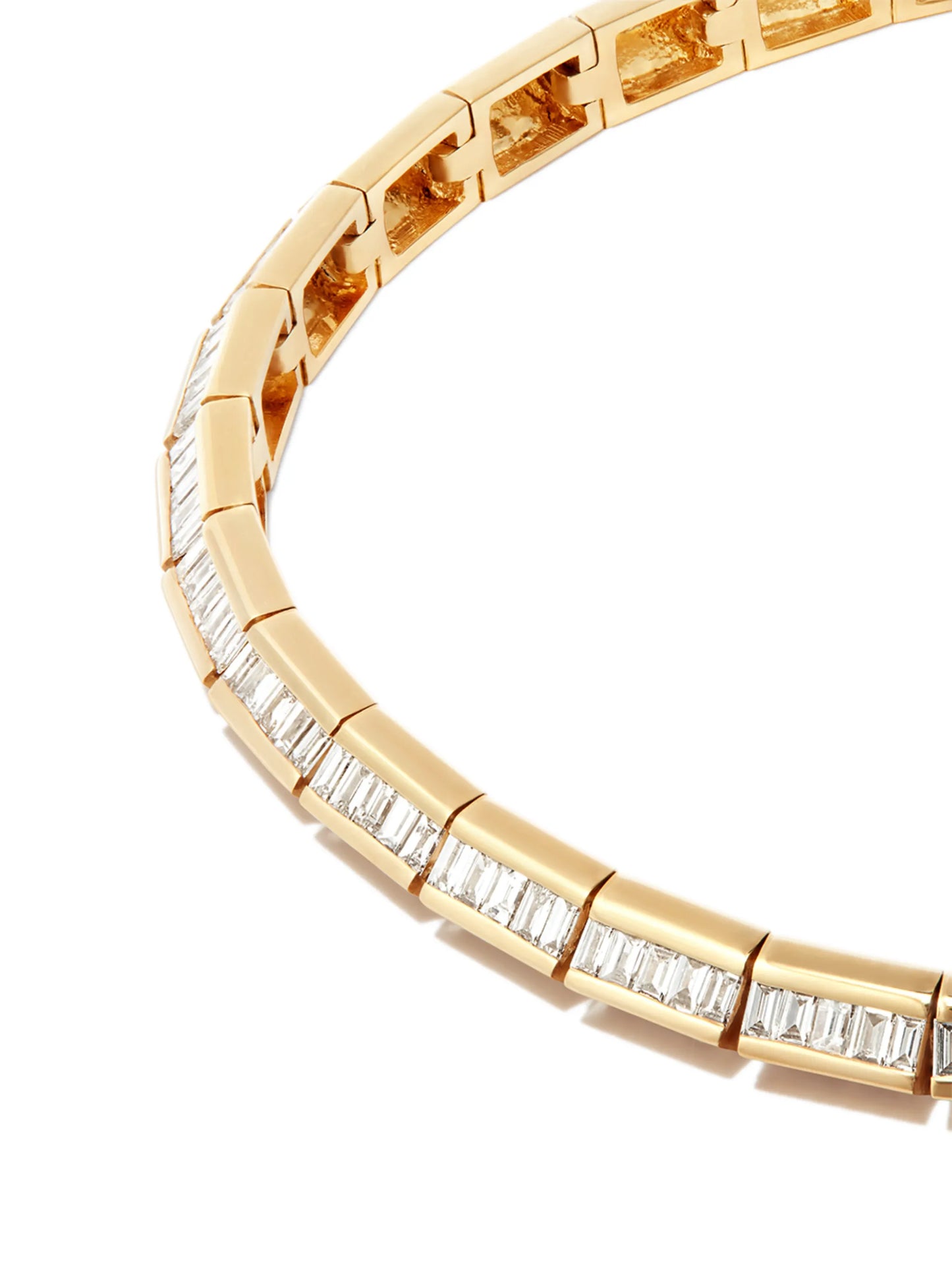 18kt yellow gold diamond bracelet