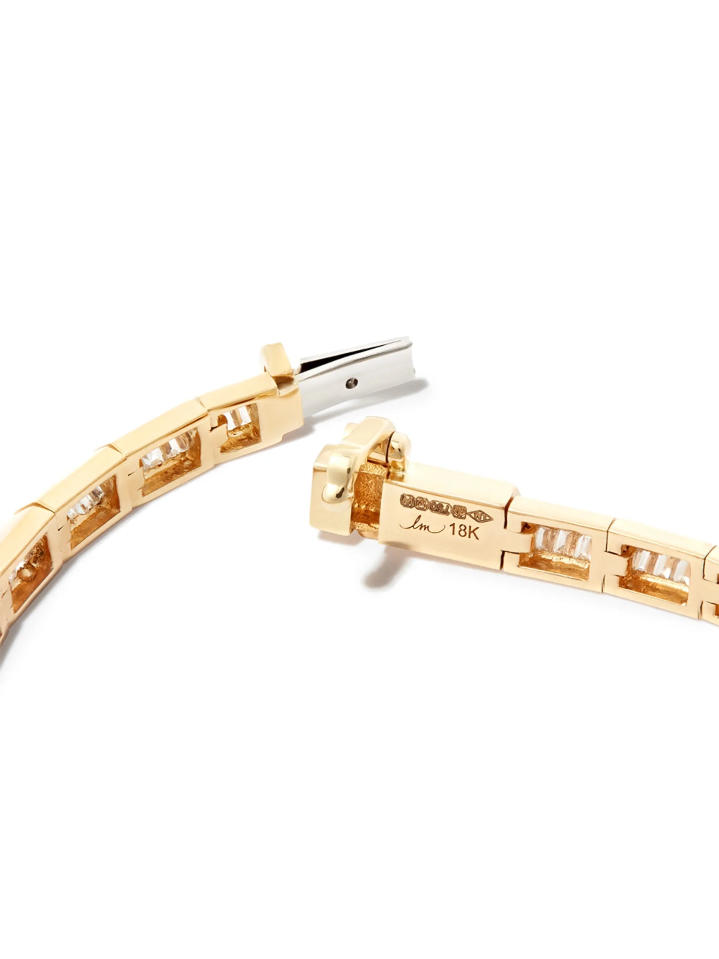 18kt yellow gold diamond bracelet