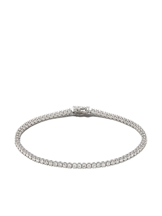 18kt white gold Hepburn diamond tennis bracelet