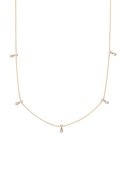 14kt yellow gold Eclat diamond necklace