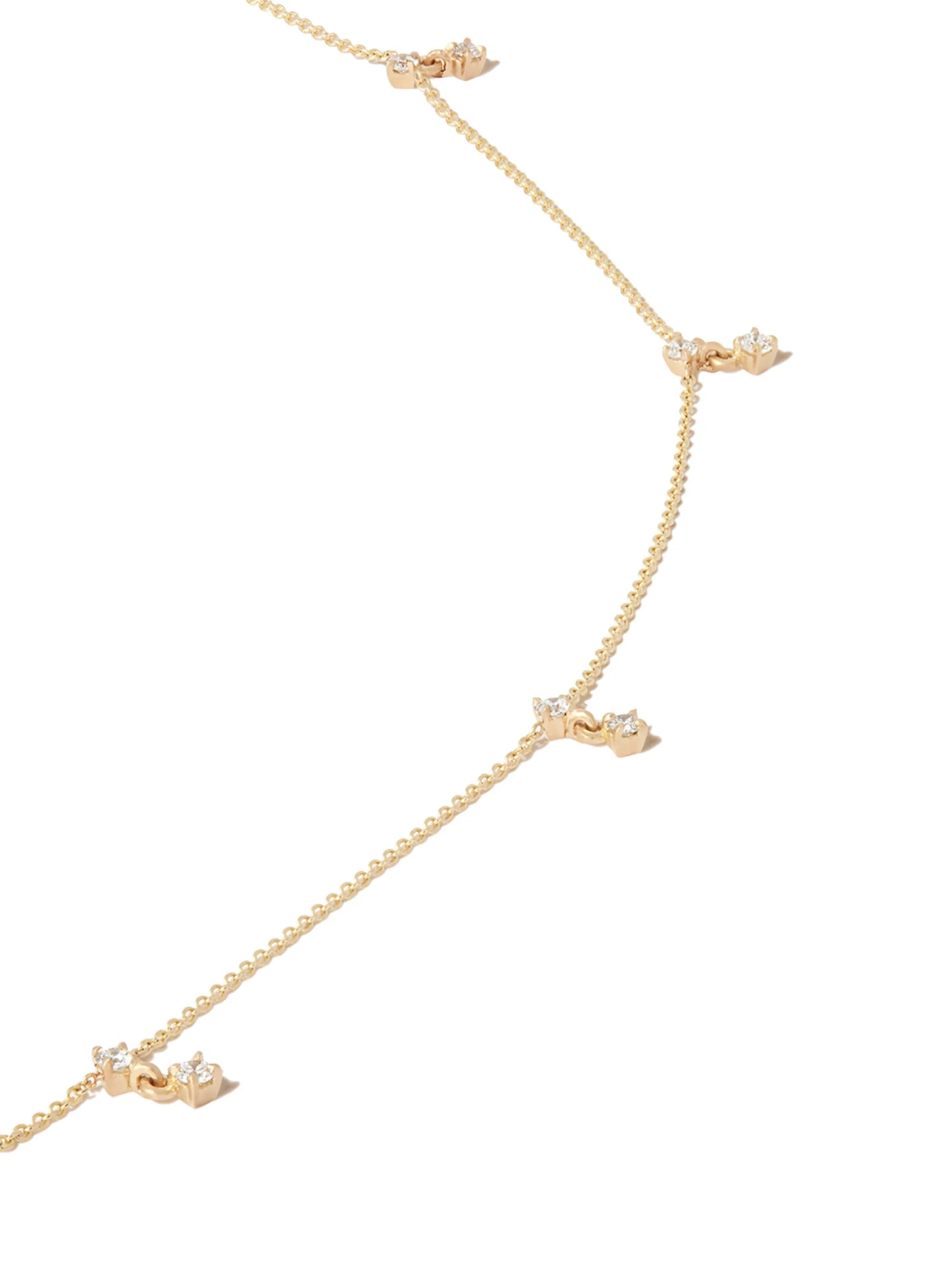 14kt yellow gold Eclat diamond necklace