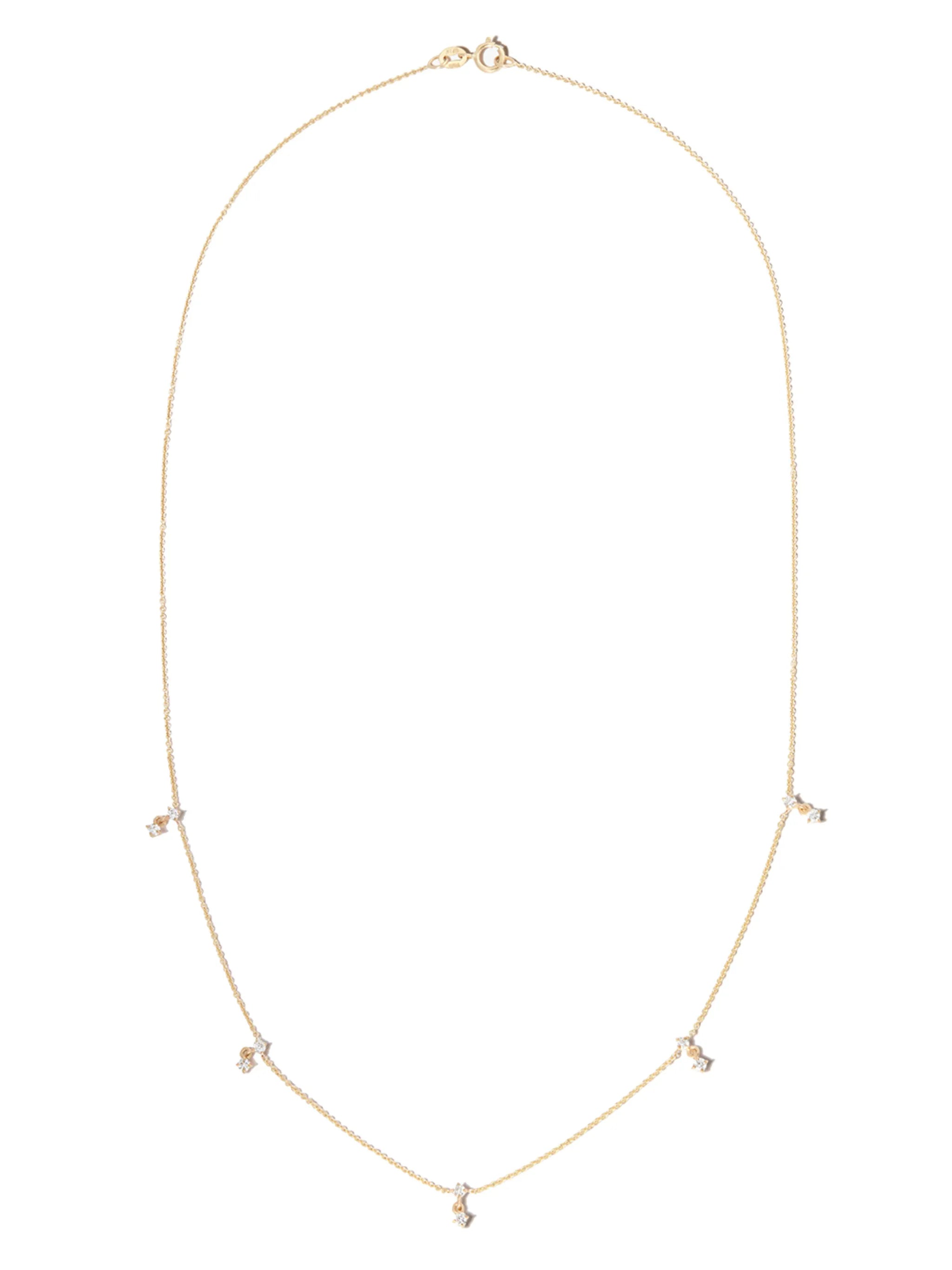 14kt yellow gold Eclat diamond necklace