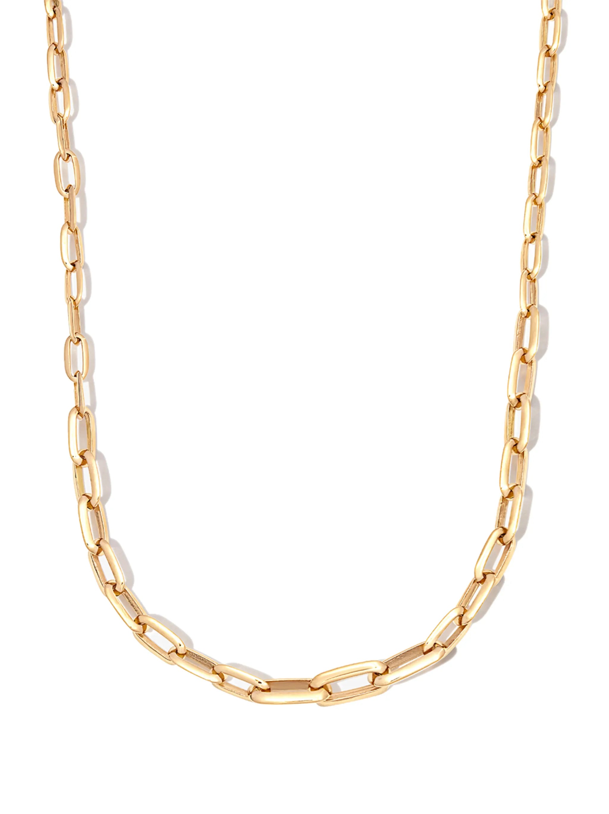 18kt yellow gold Chubby necklace