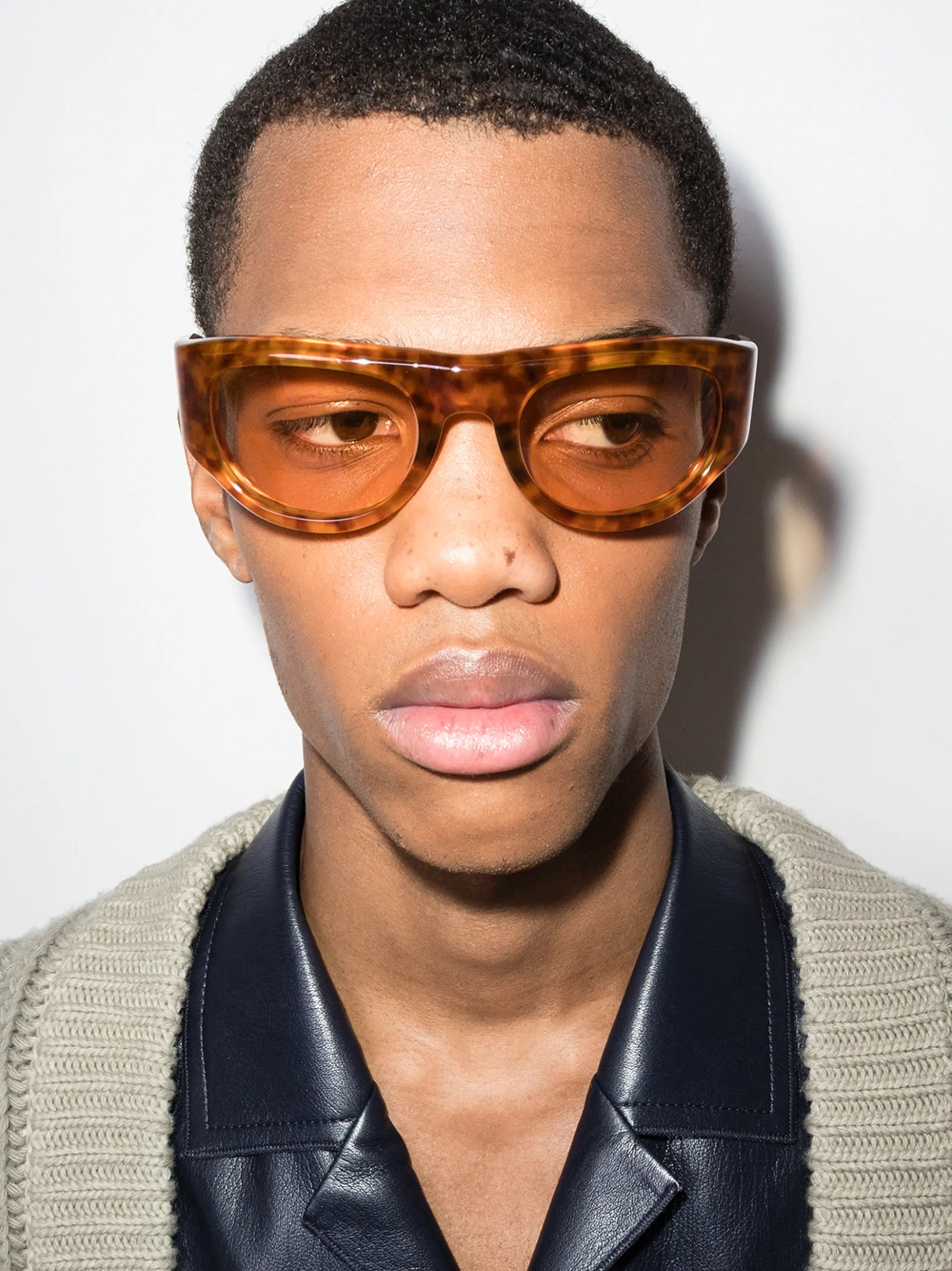 Clyde wraparound-frame sunglasses