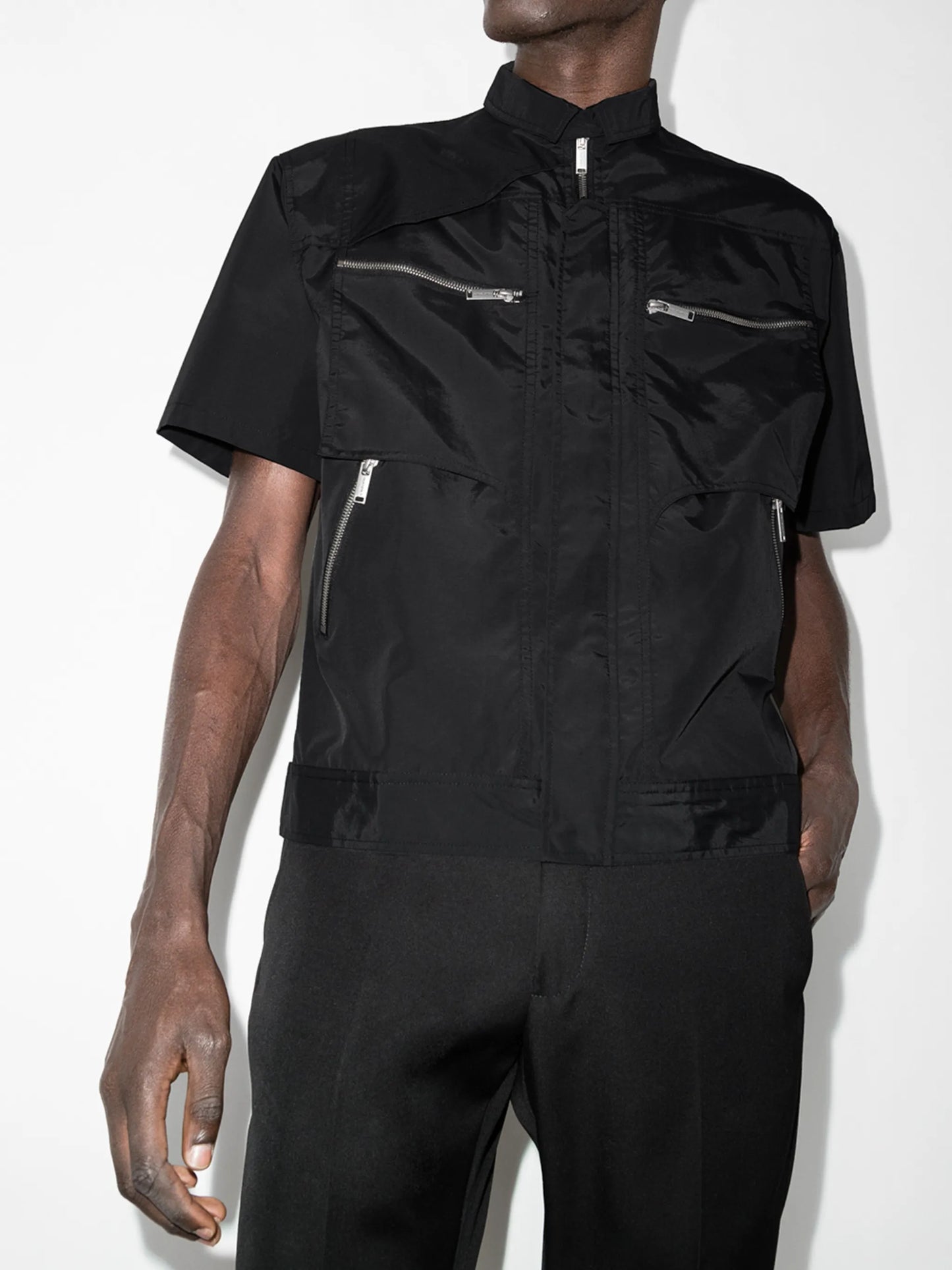 technical zip-up shirt