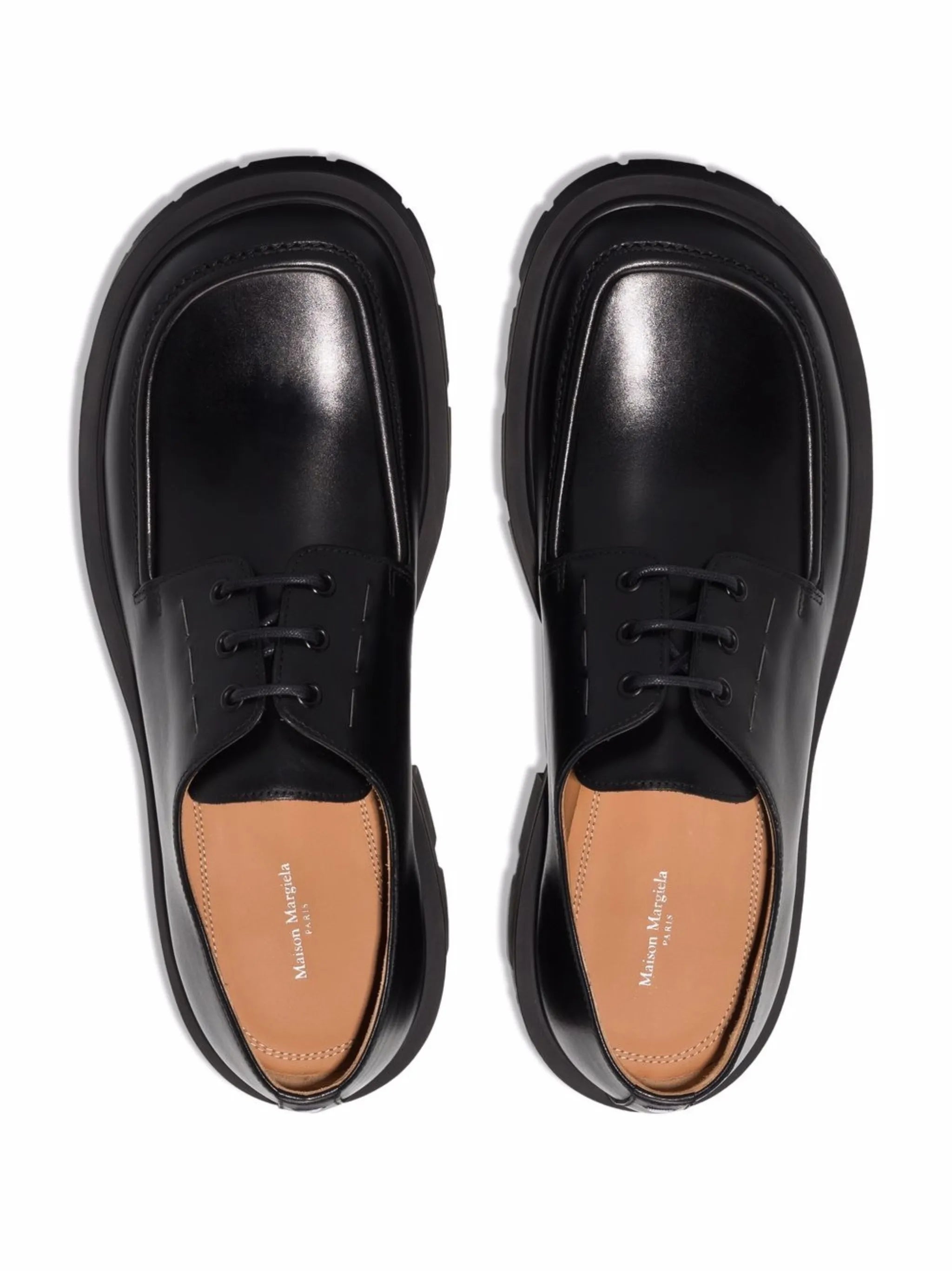 square toe Derby shoes