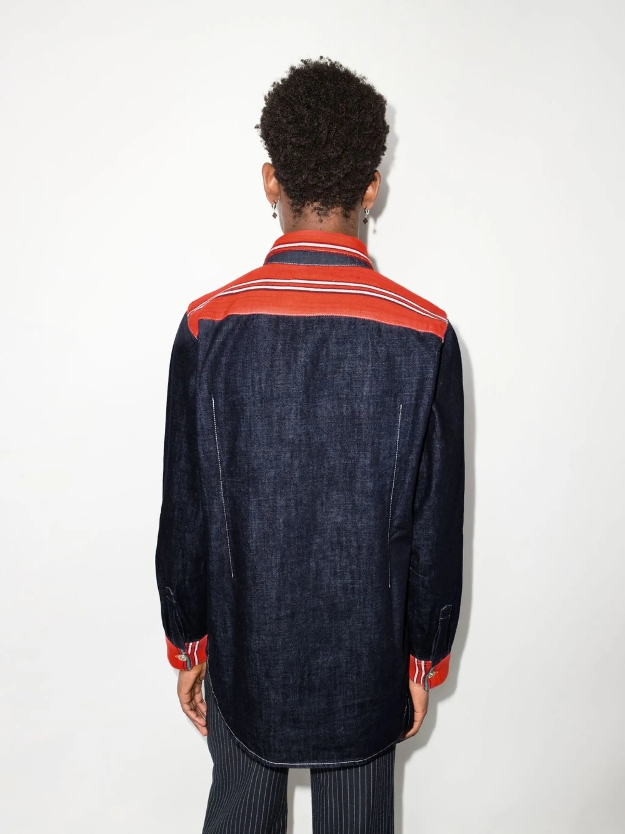 Cotonou patch pocket denim shirt