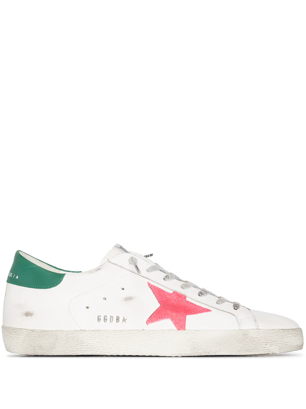 star-patch lace-up sneakers