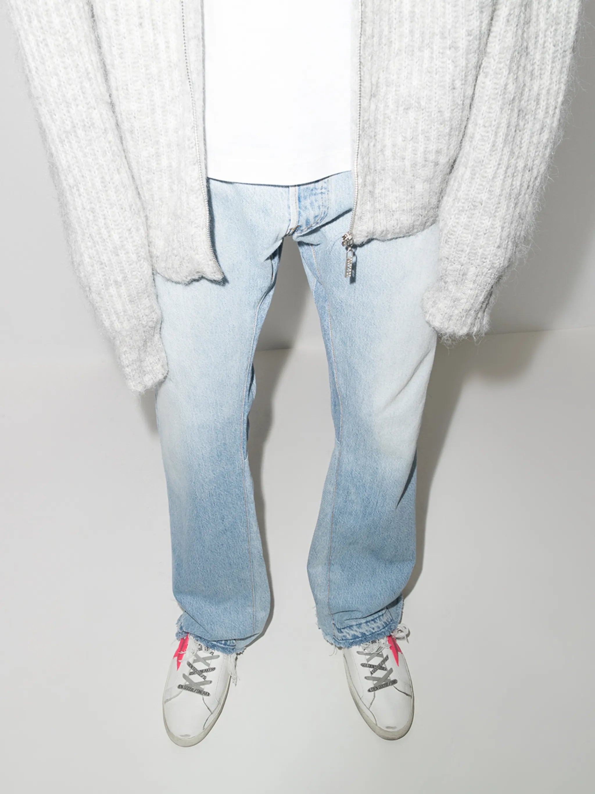 star-patch lace-up sneakers