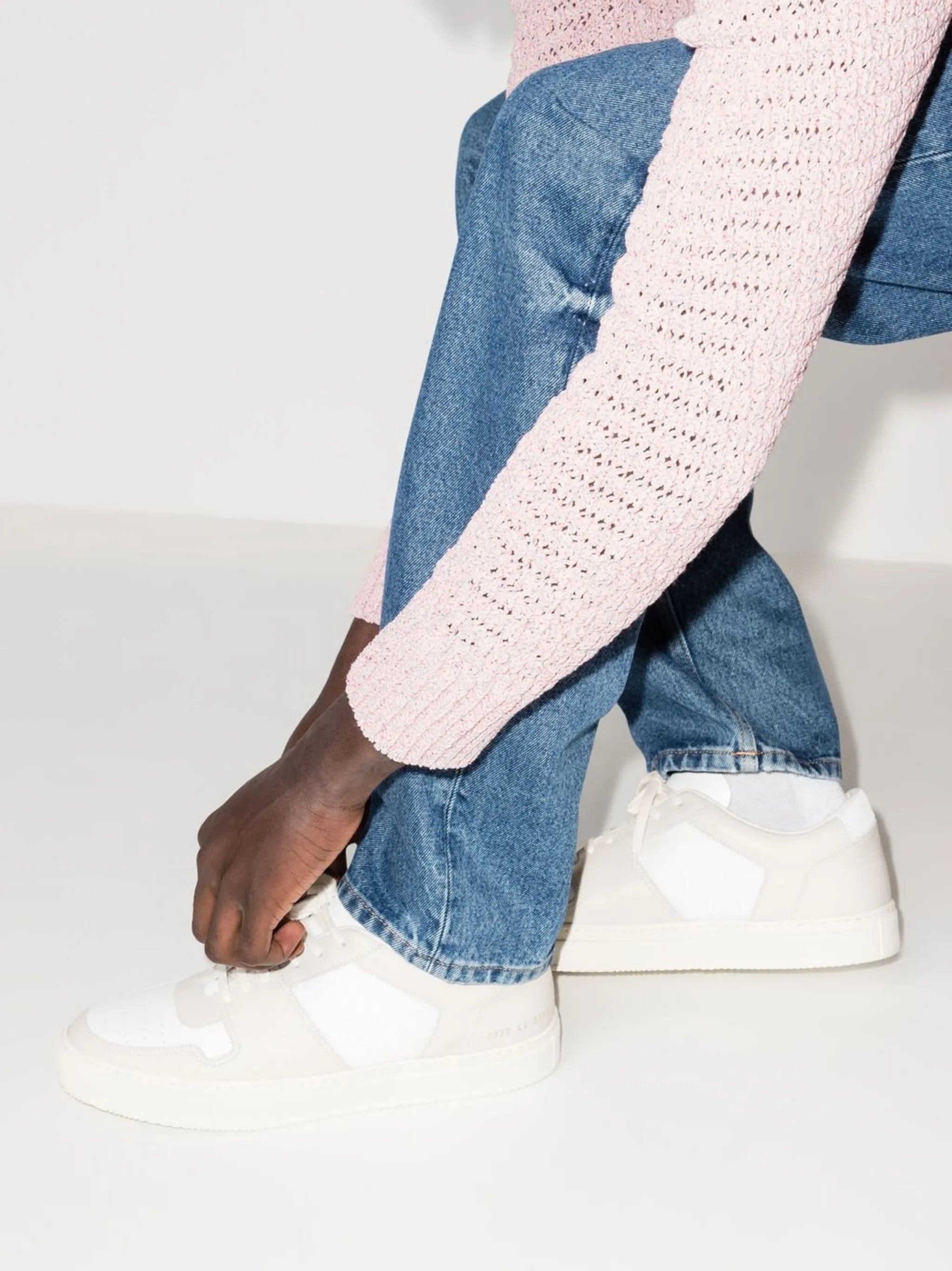 Decades low-top panelled sneakers