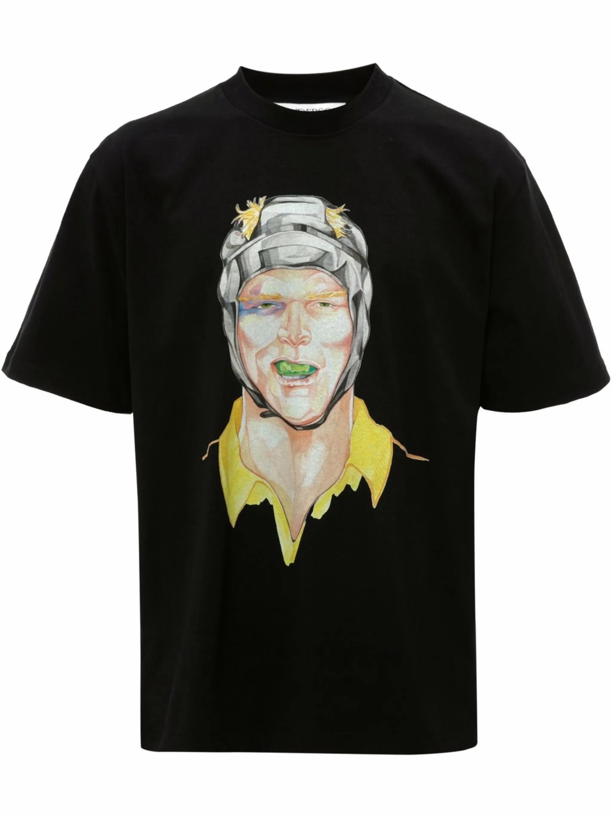 Rugby-print cotton T-shirt