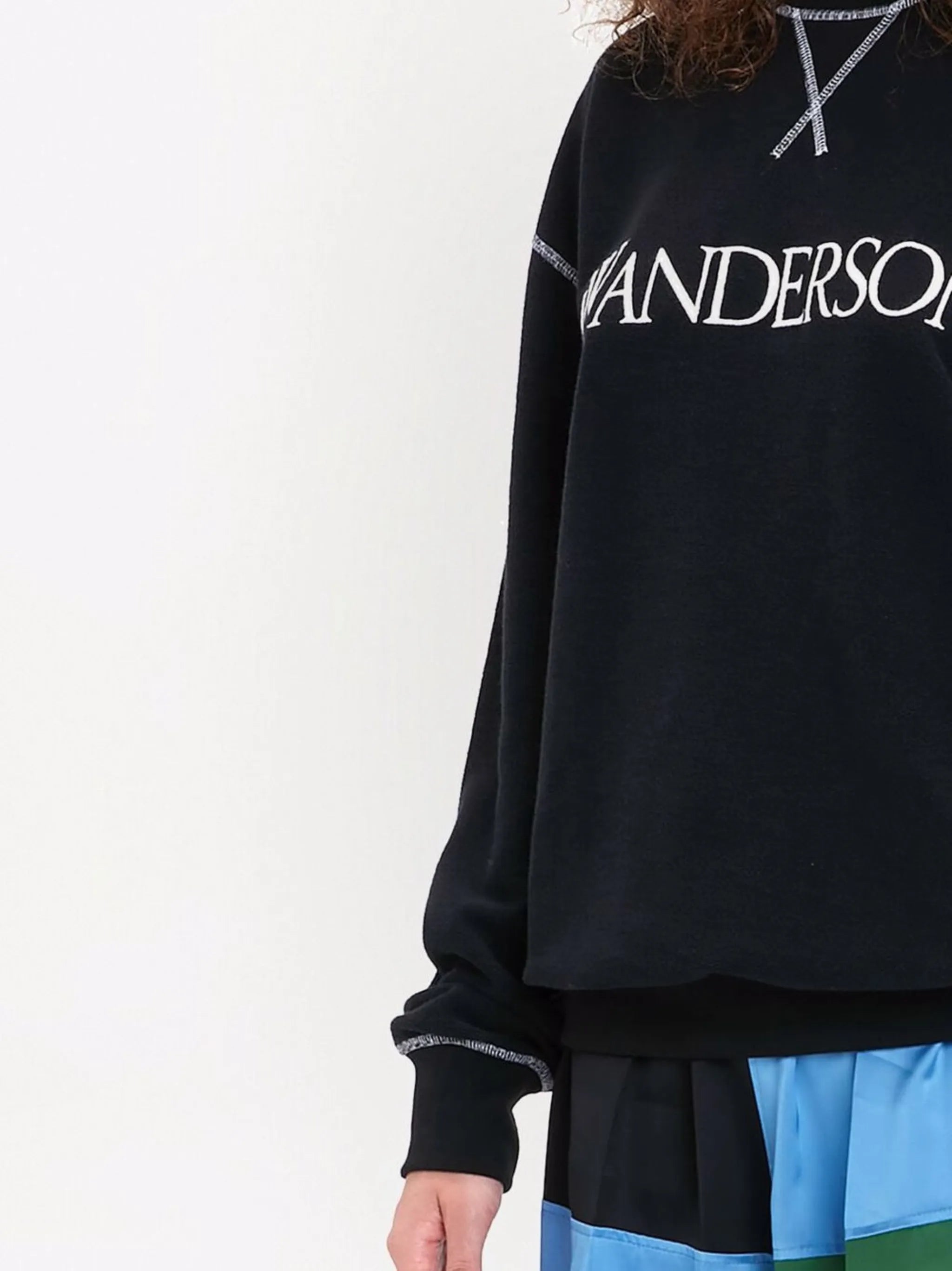 logo-print knitted sweatshirt