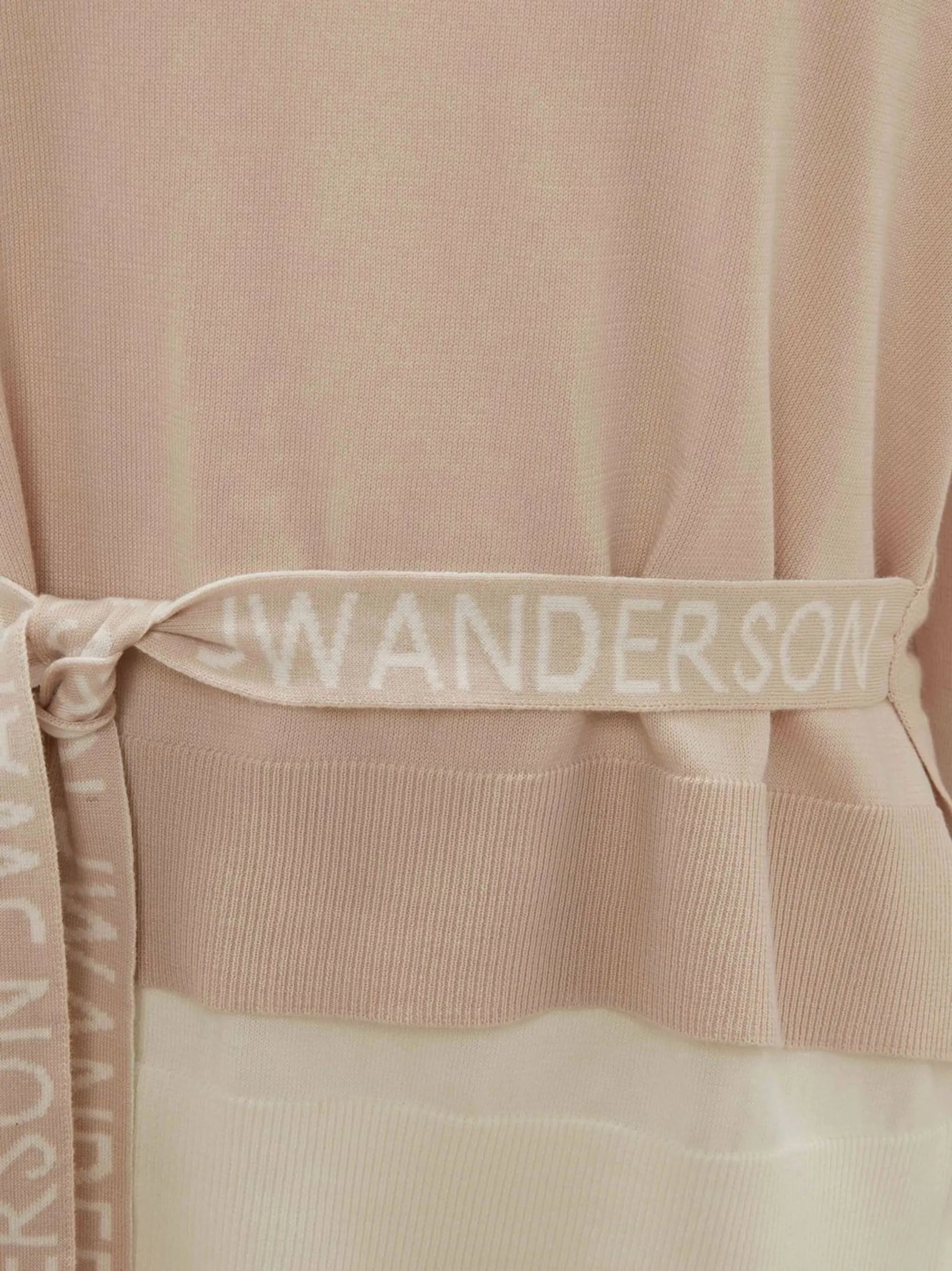 layered crew neck jumper