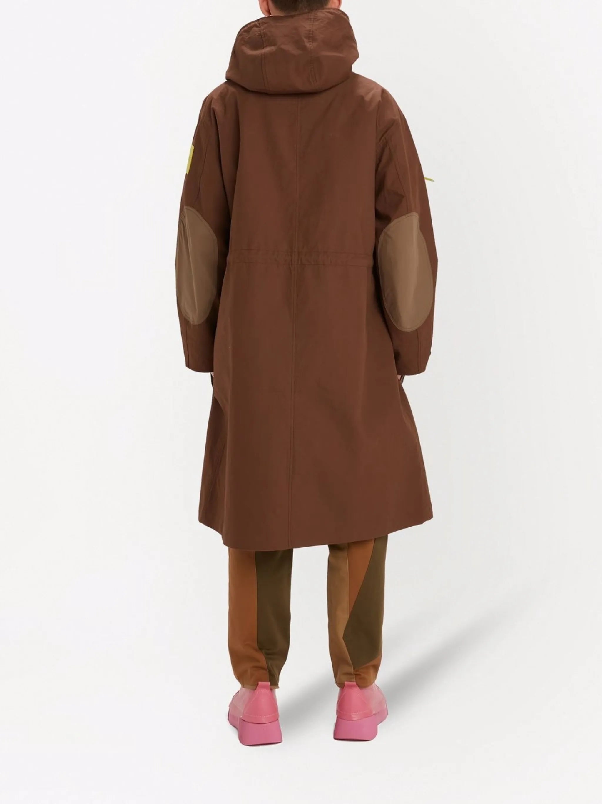 multi-pocket hooded parka