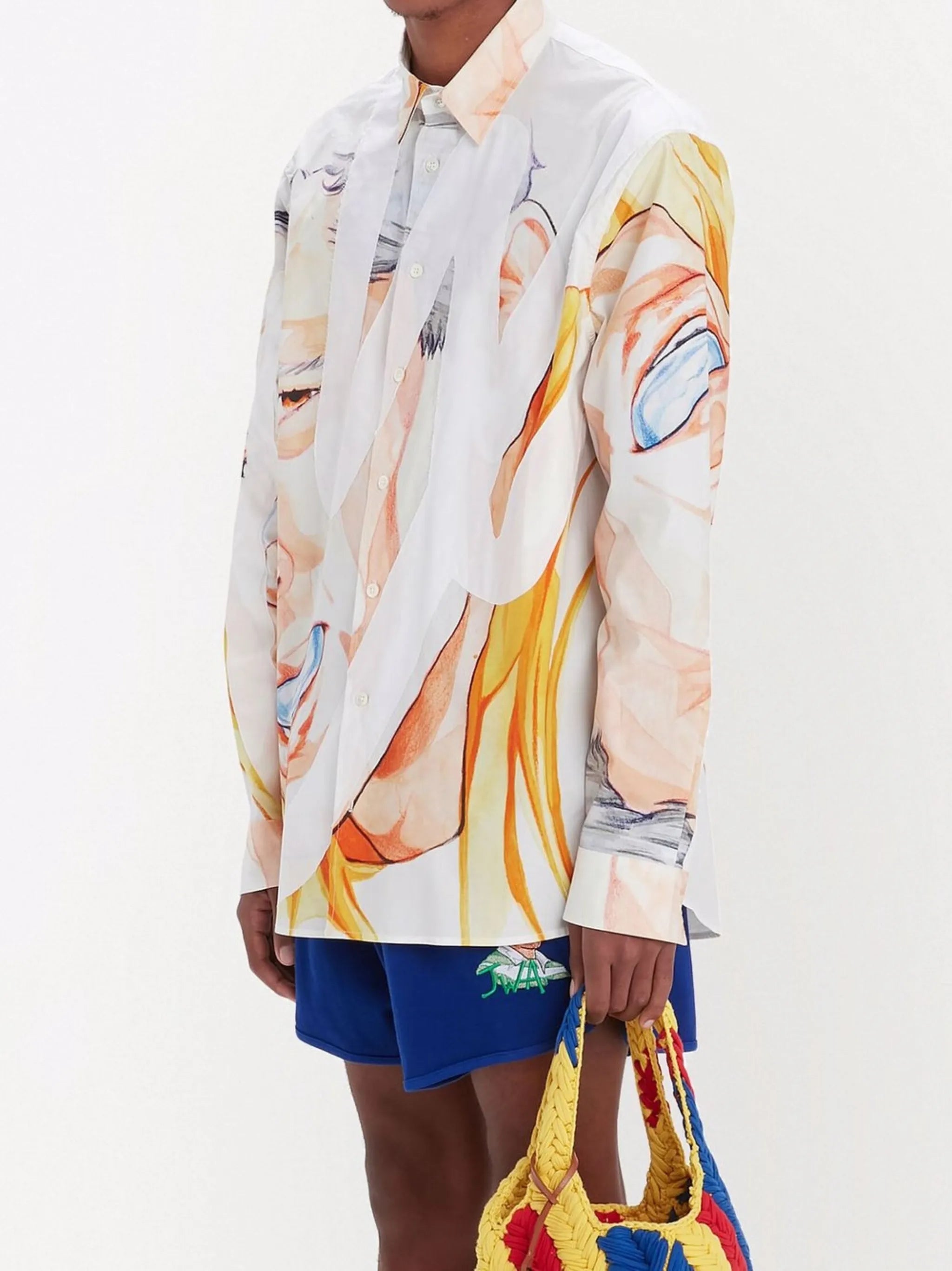 x Pol Anglada appliqué-logo shirt