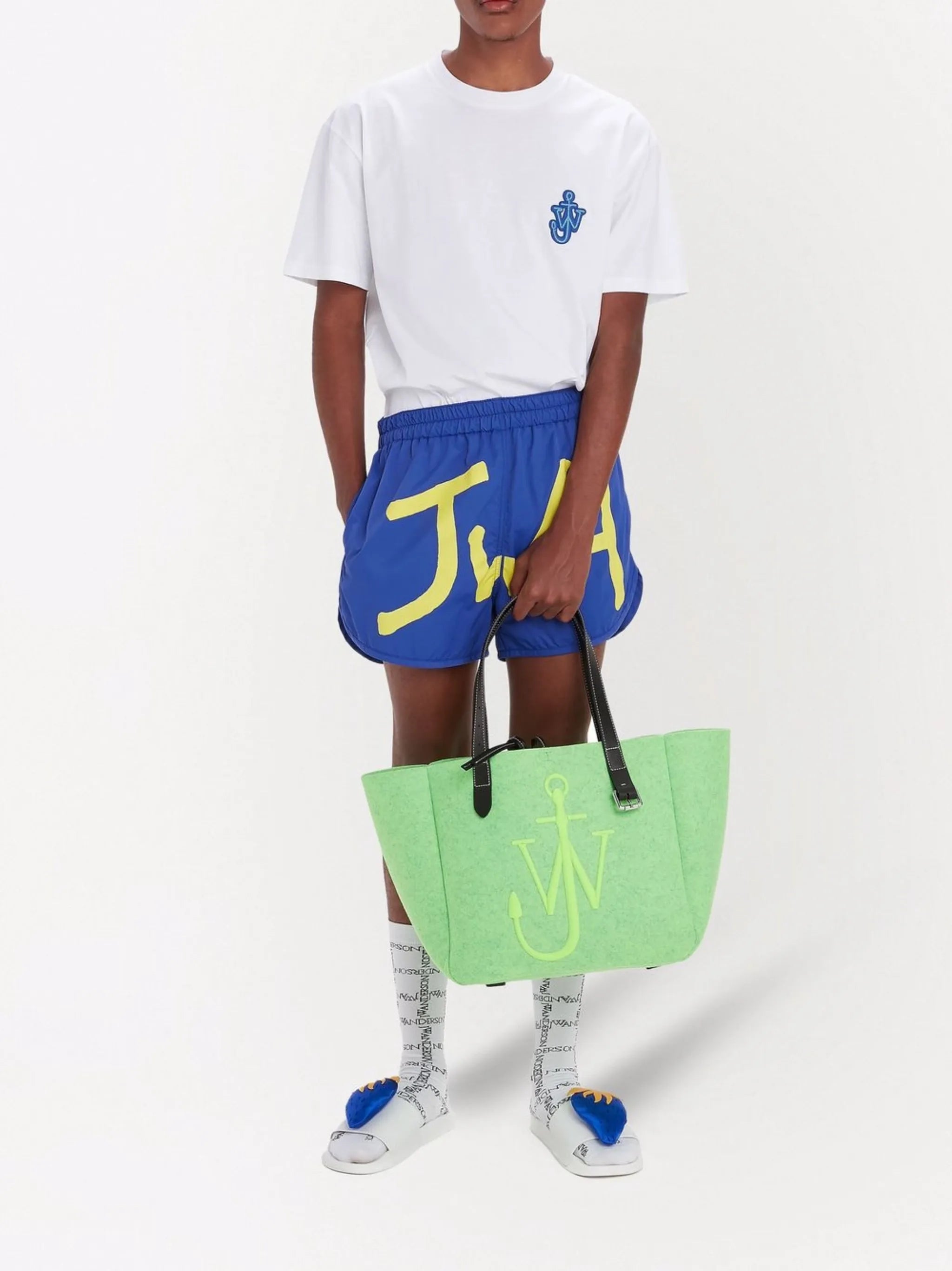logo-print swim shorts
