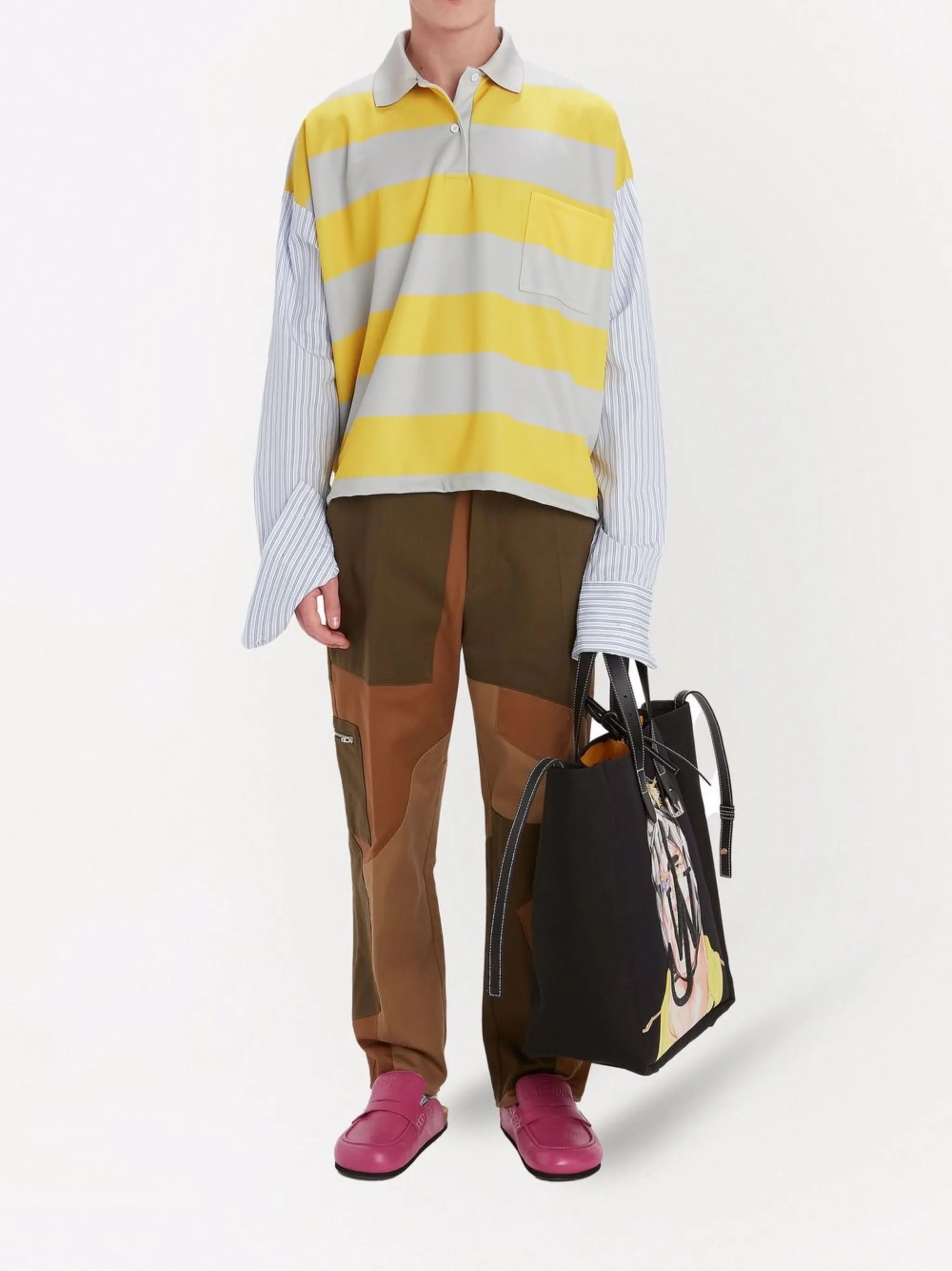 patchwork Fatigue trousers