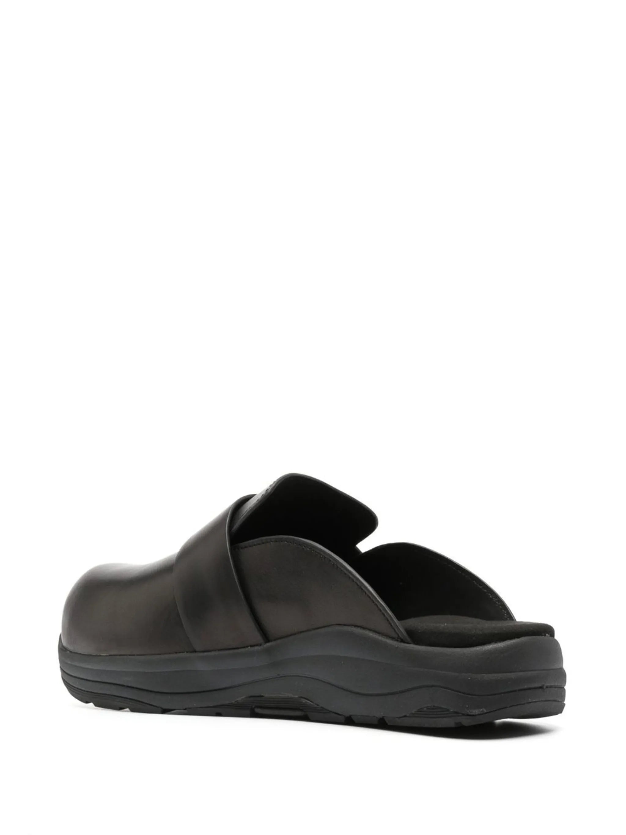 round-toe slip-on mules