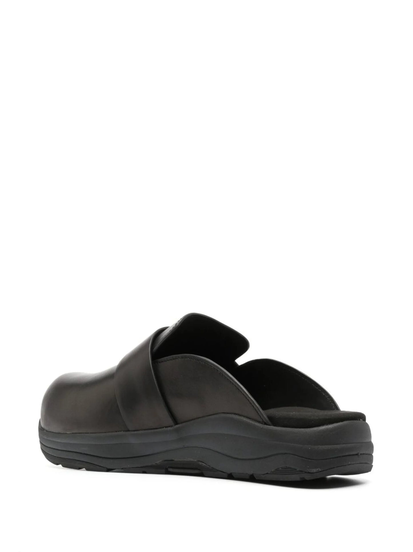round-toe slip-on mules