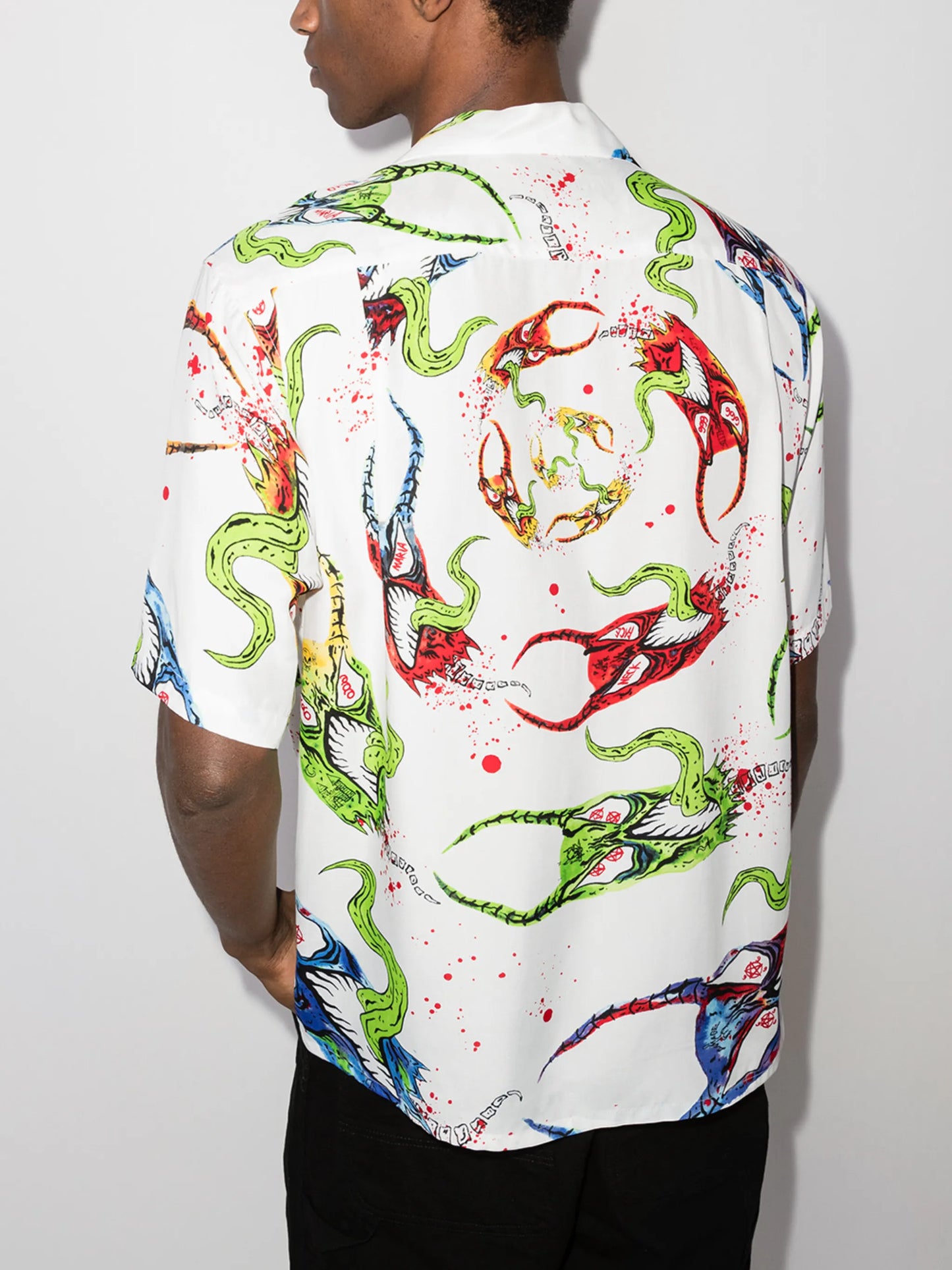 x Neckface Type 3 graphic-print shirt
