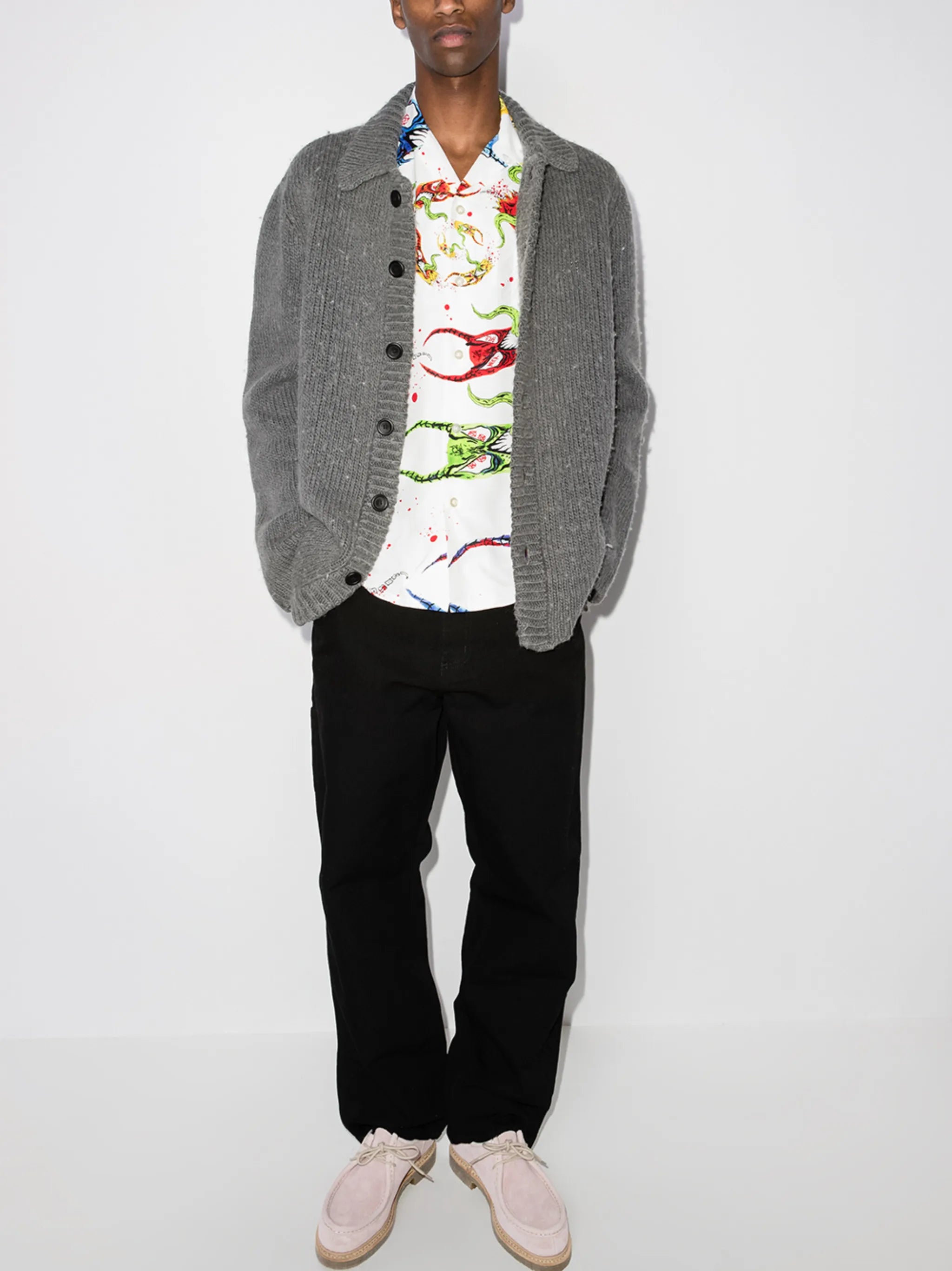 x Neckface Type 3 graphic-print shirt