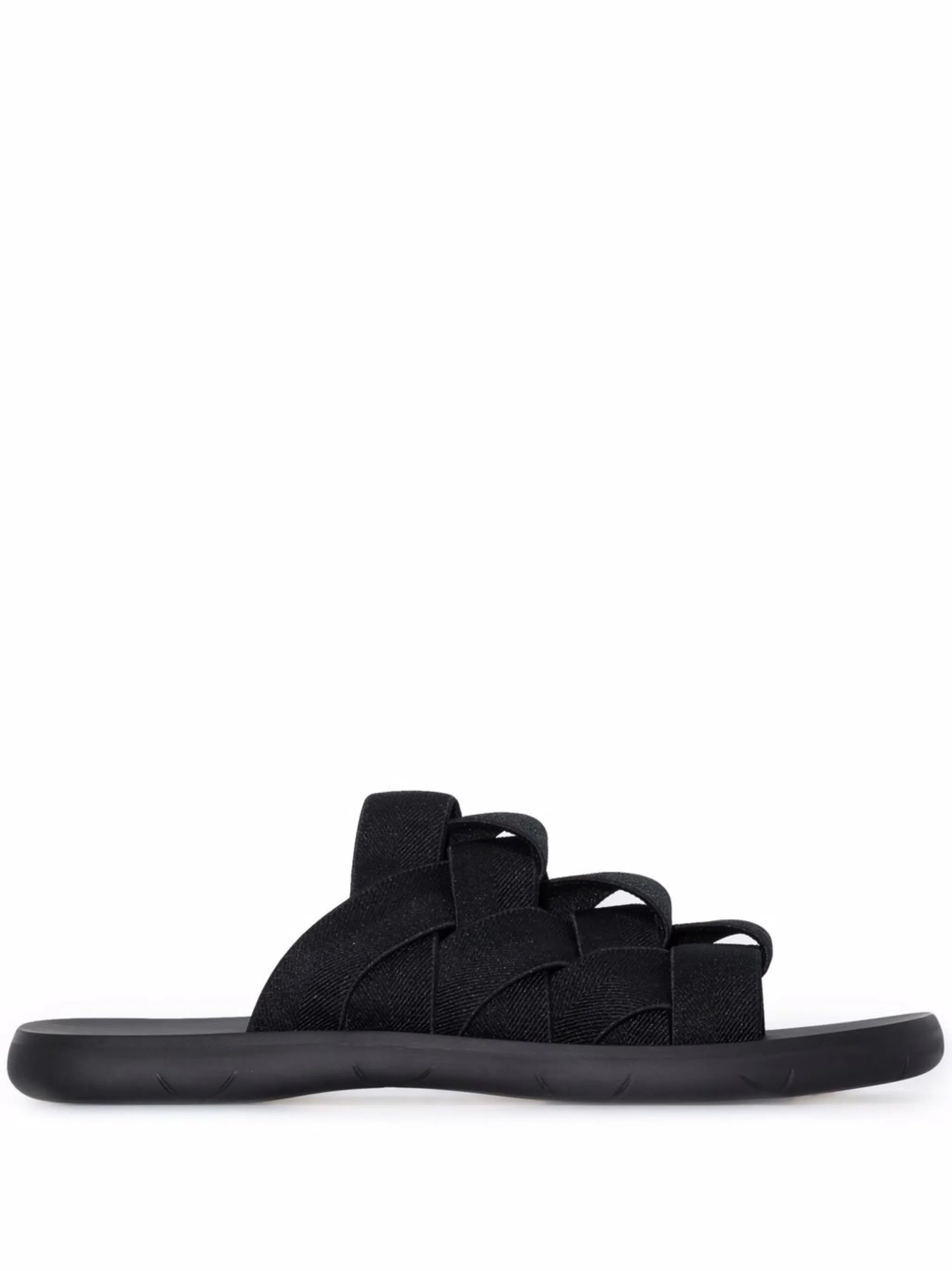 Intrecciato elasticated sandals