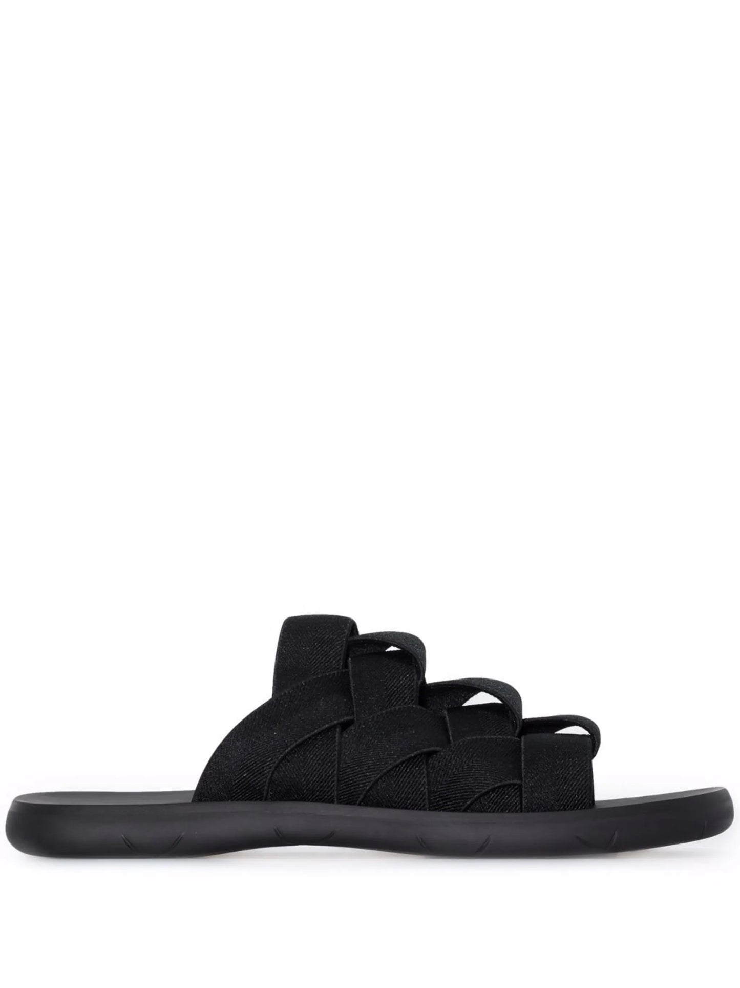 Intrecciato elasticated sandals